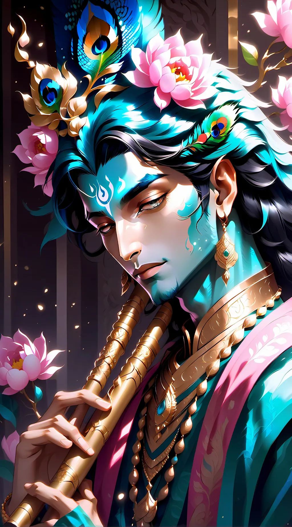 ai character: Krishna background