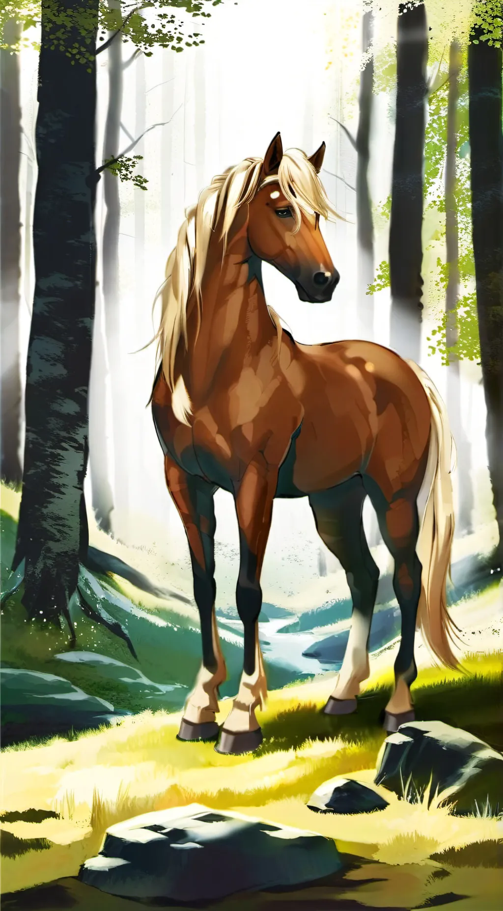 ai character: lansey    background