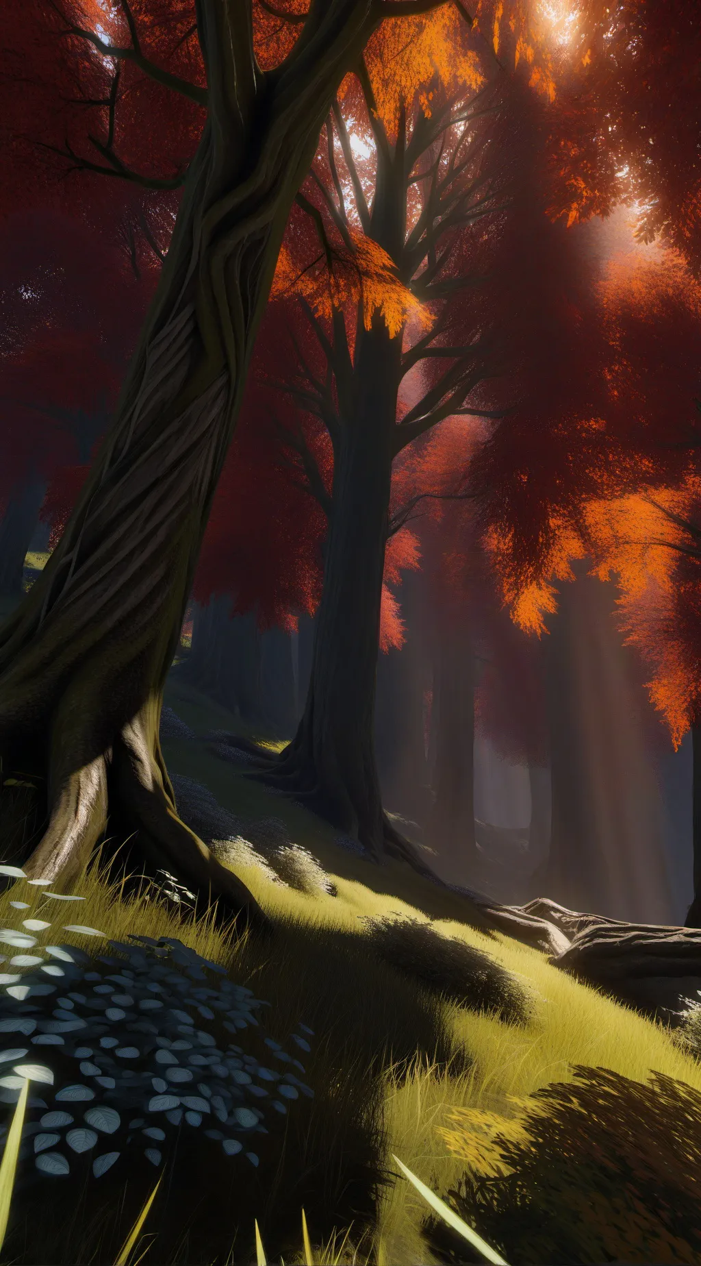 ai character: vee x shely background