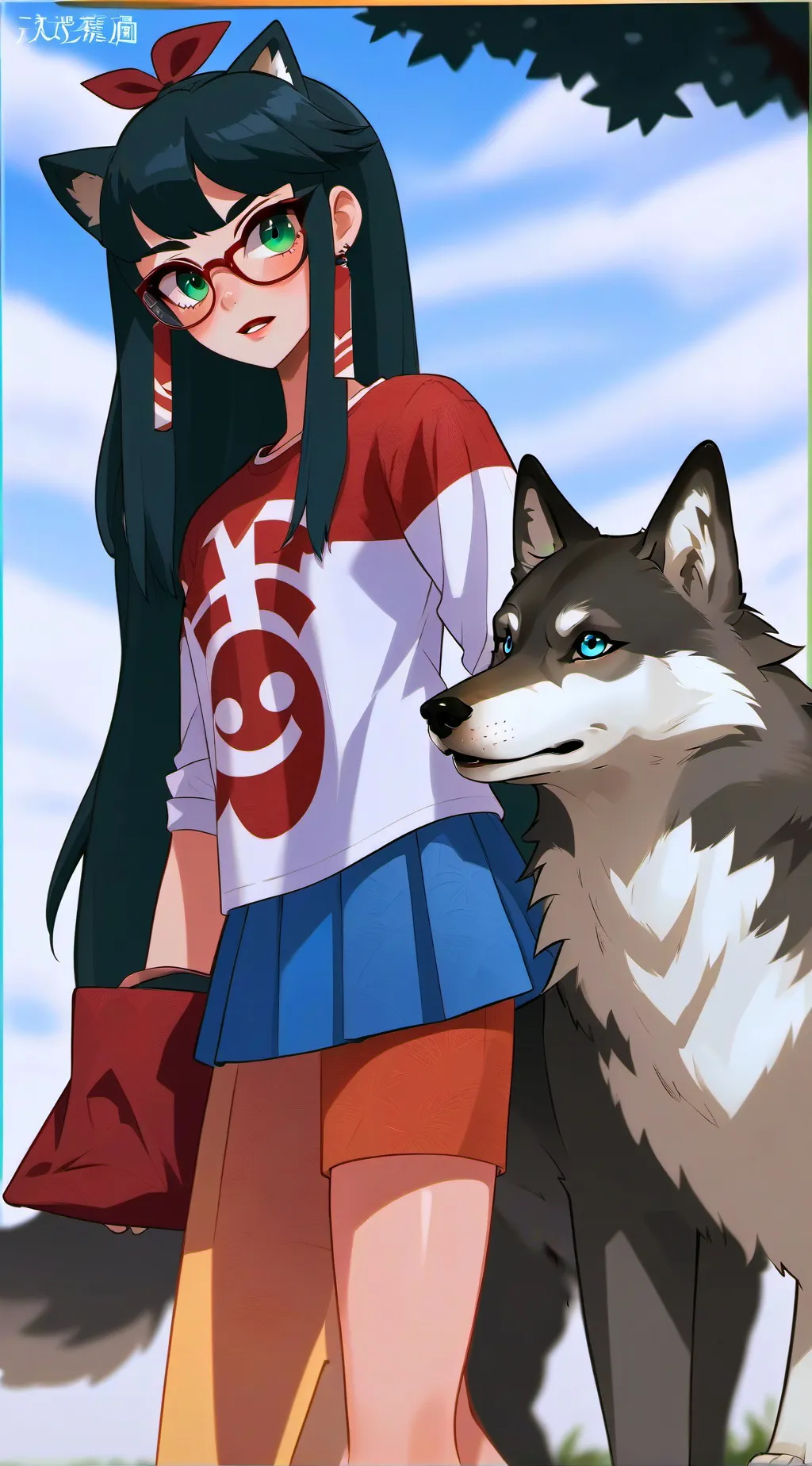 ai character: Doublefedora Au :3 background