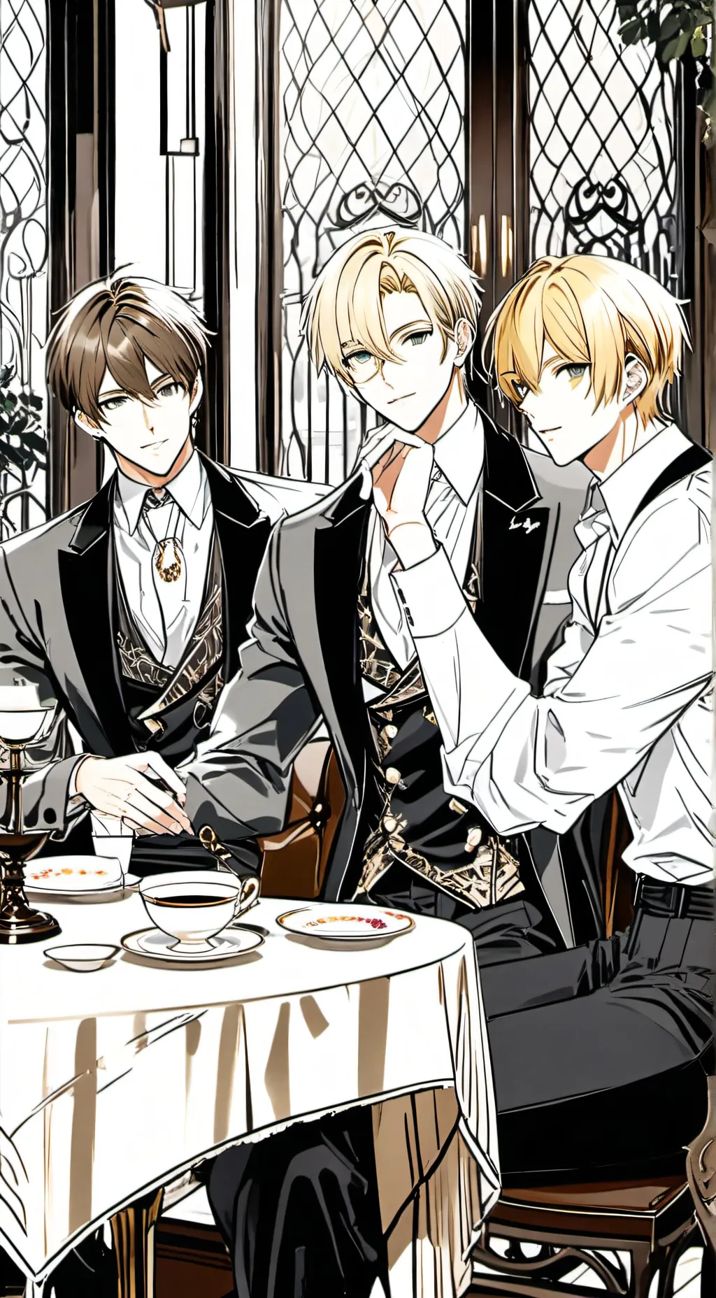 ai character: eli,liam,kael background