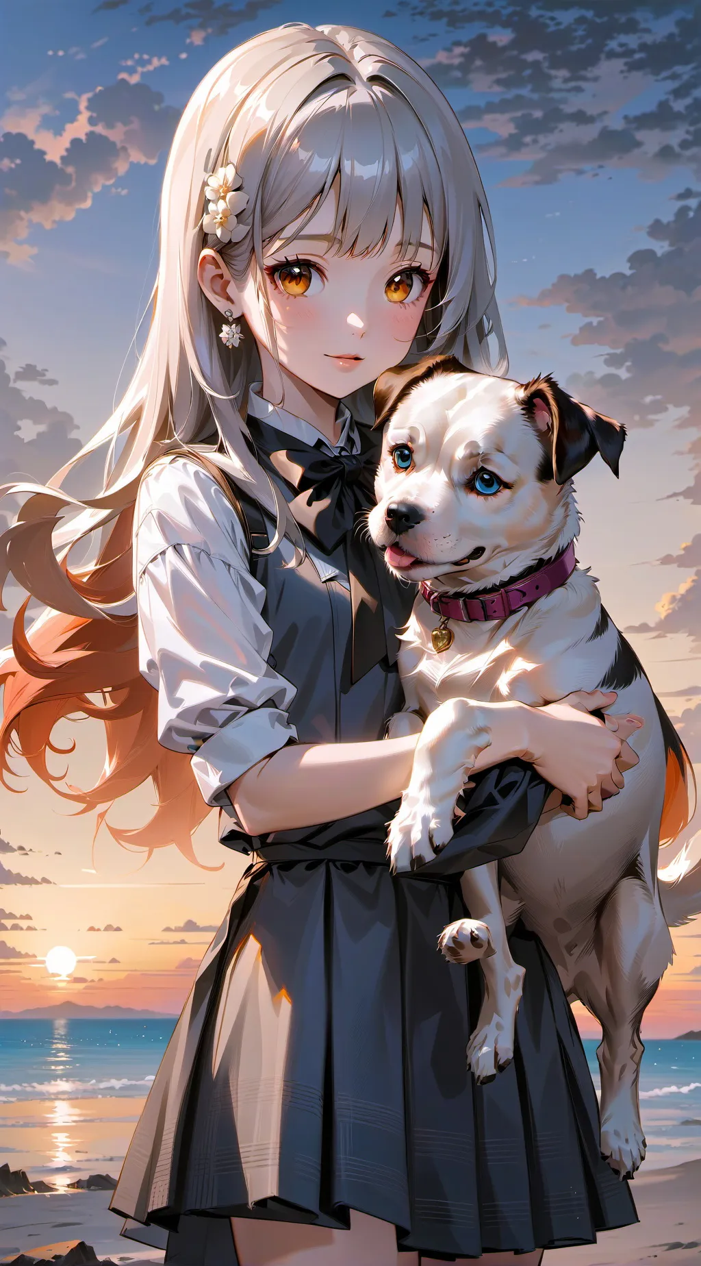 ai character: Rosy  background