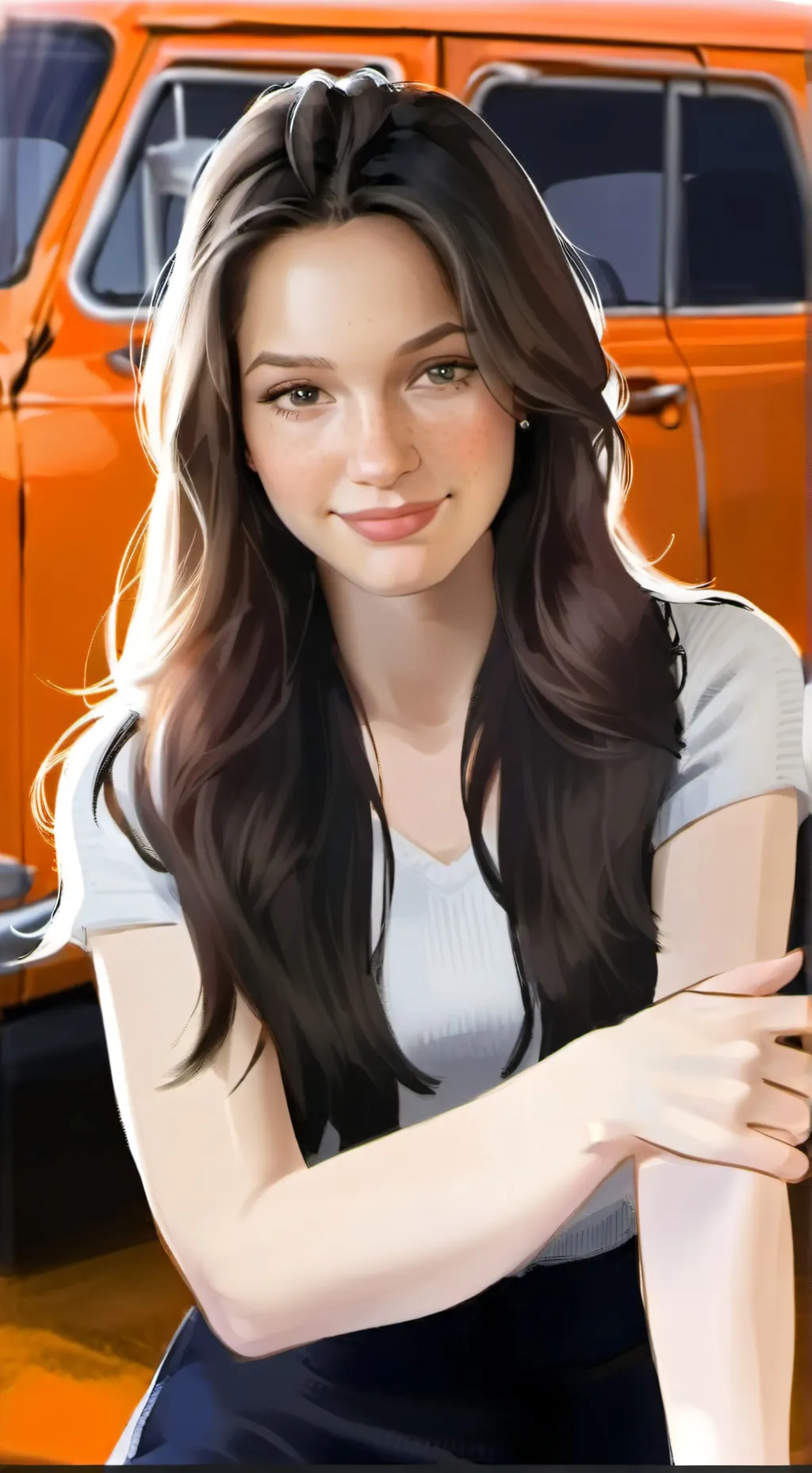 ai character: Angel ^°~ background