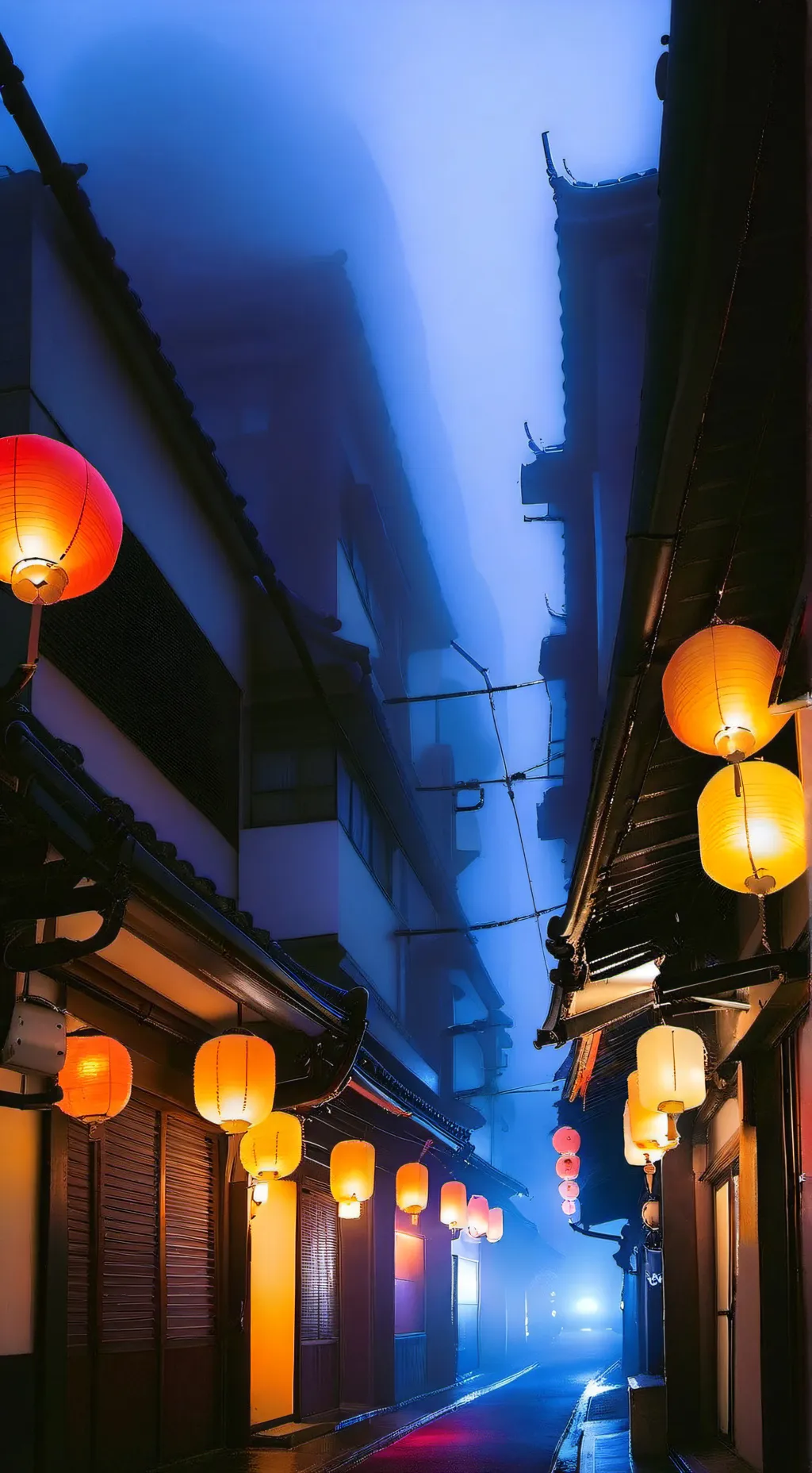 ai character: kny city Mision  background