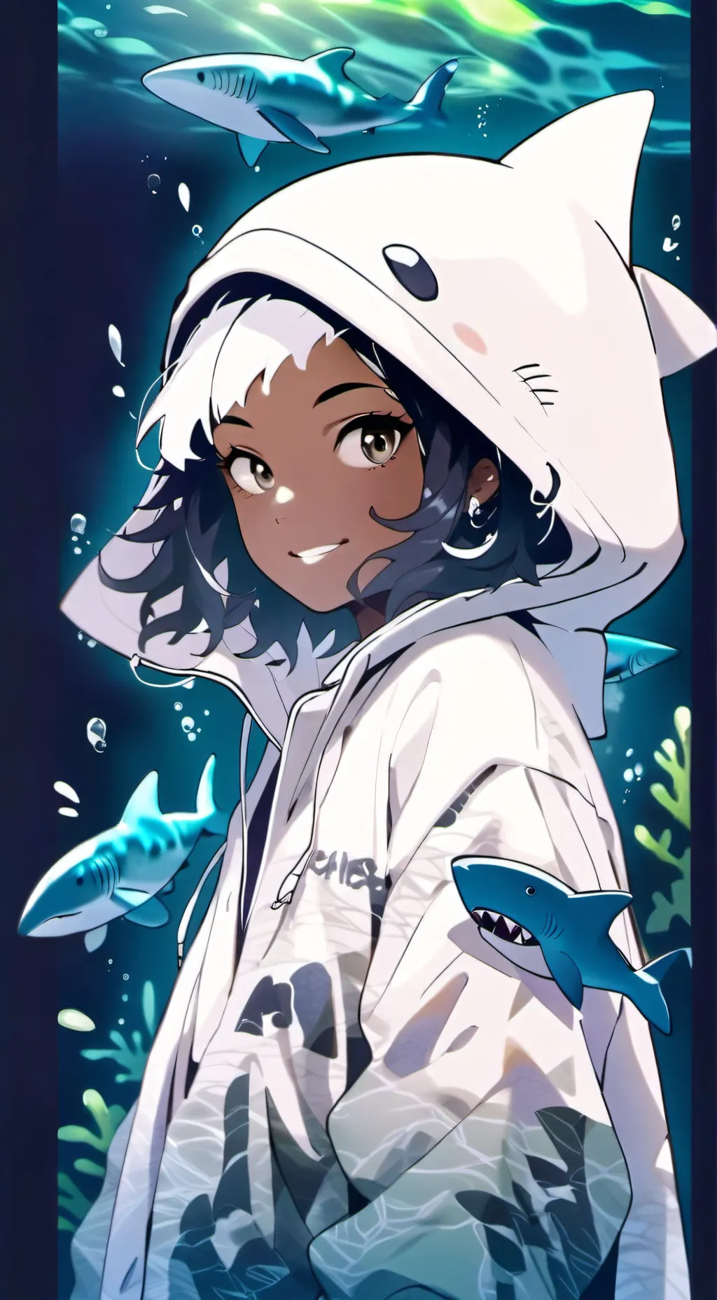 ai character: luce background