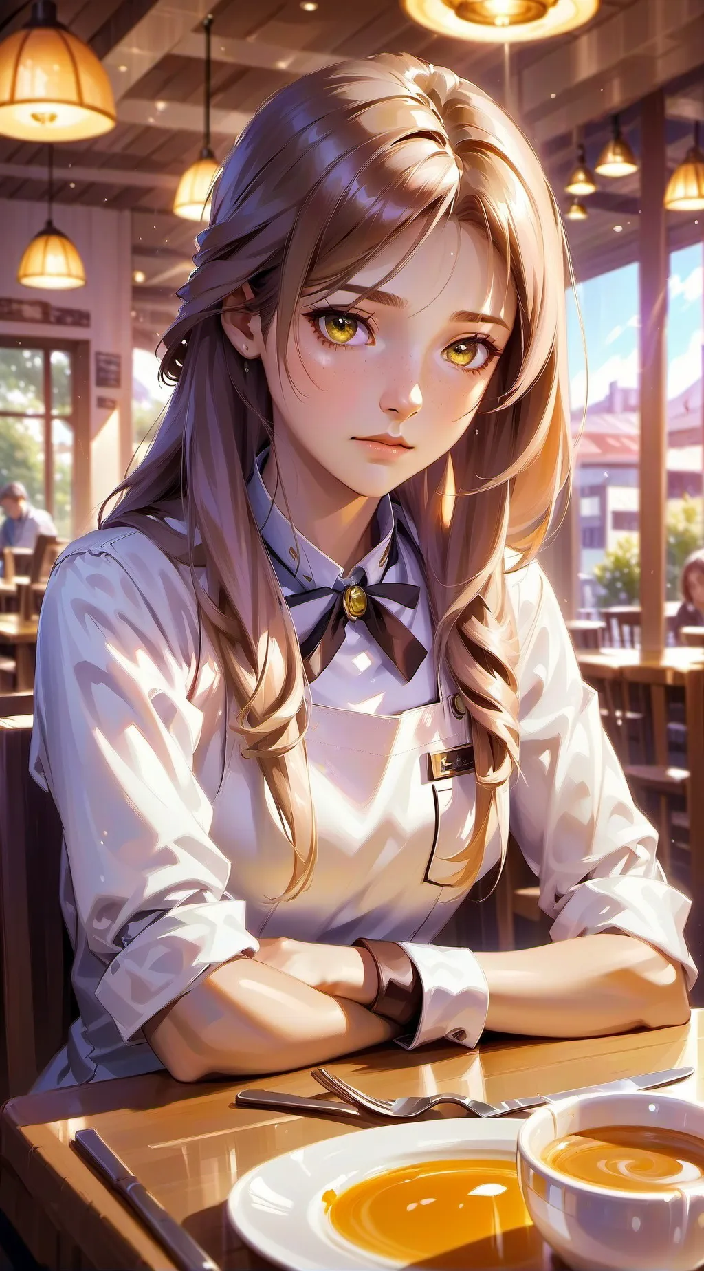 ai character: CookDuckComic^^ background