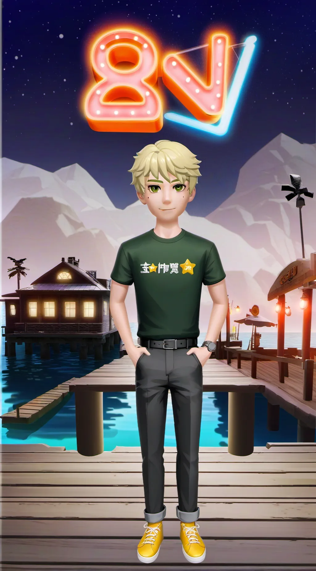 ai character: anime brother  background