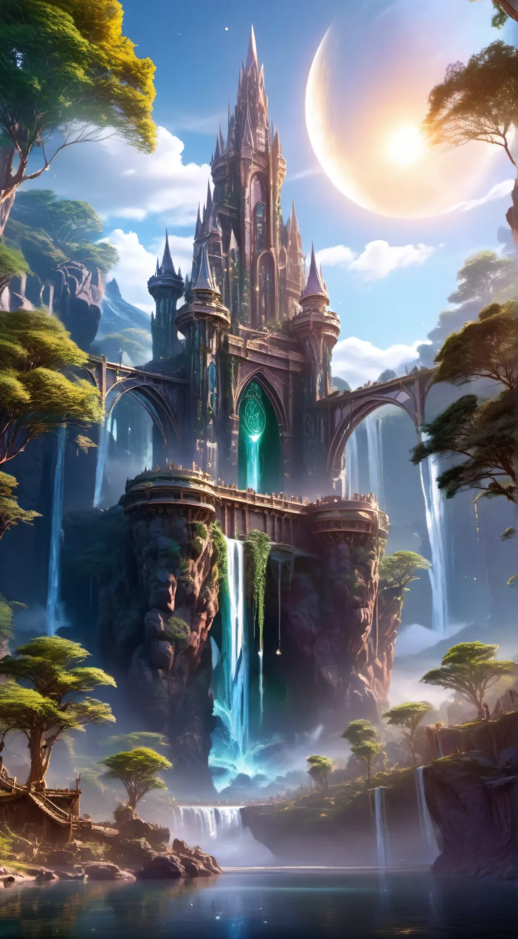 ai character: Elven kingdom  background