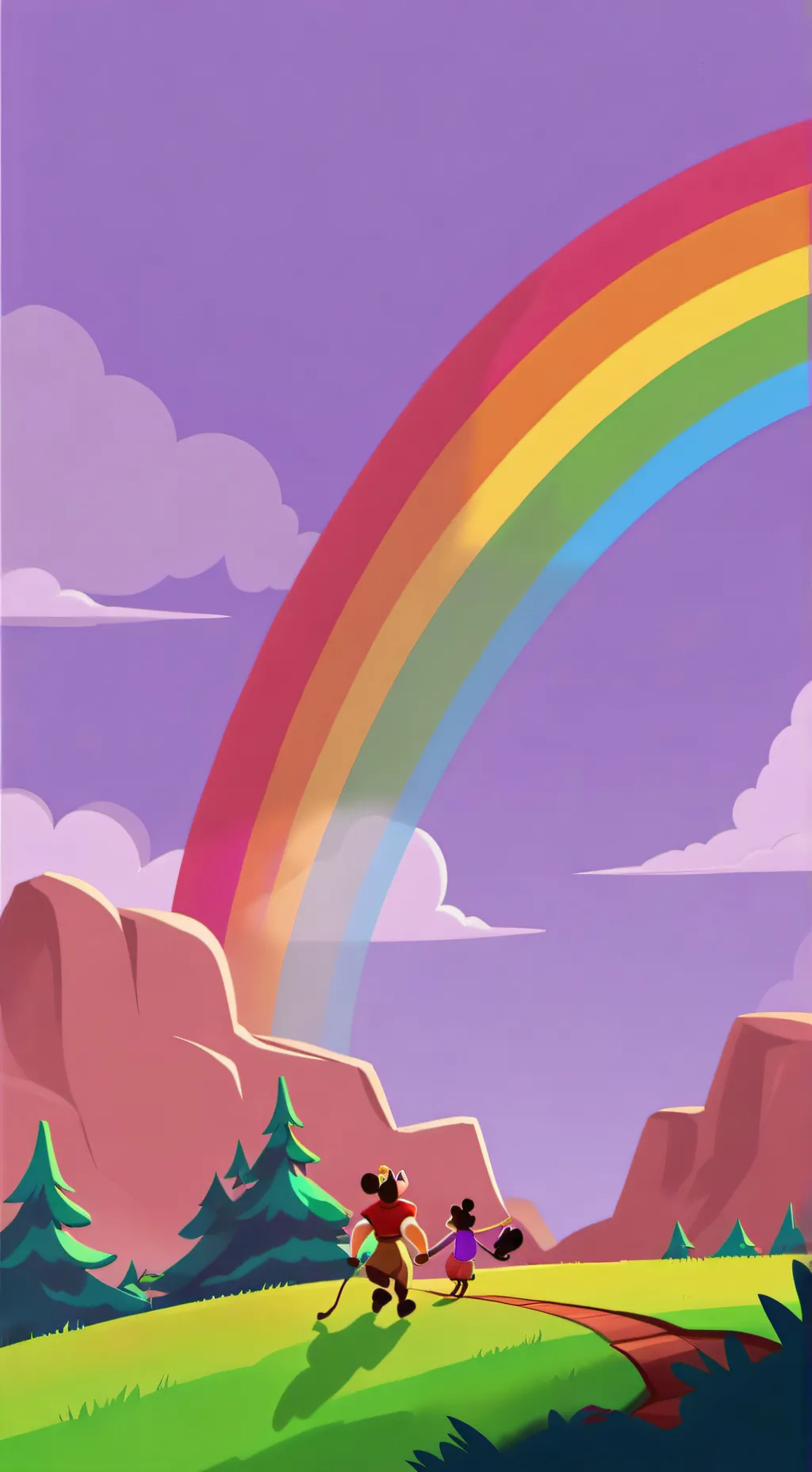 ai character: Colourblocks background