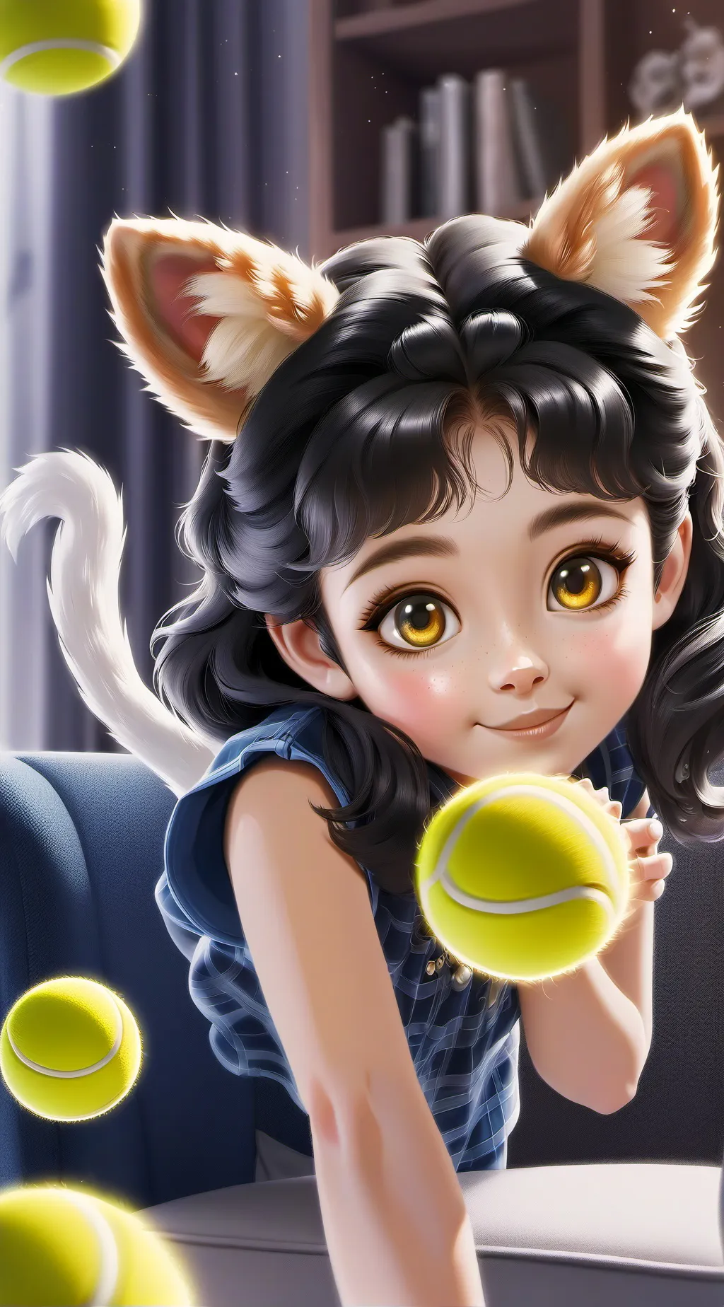 ai character: Tamia Spirit background