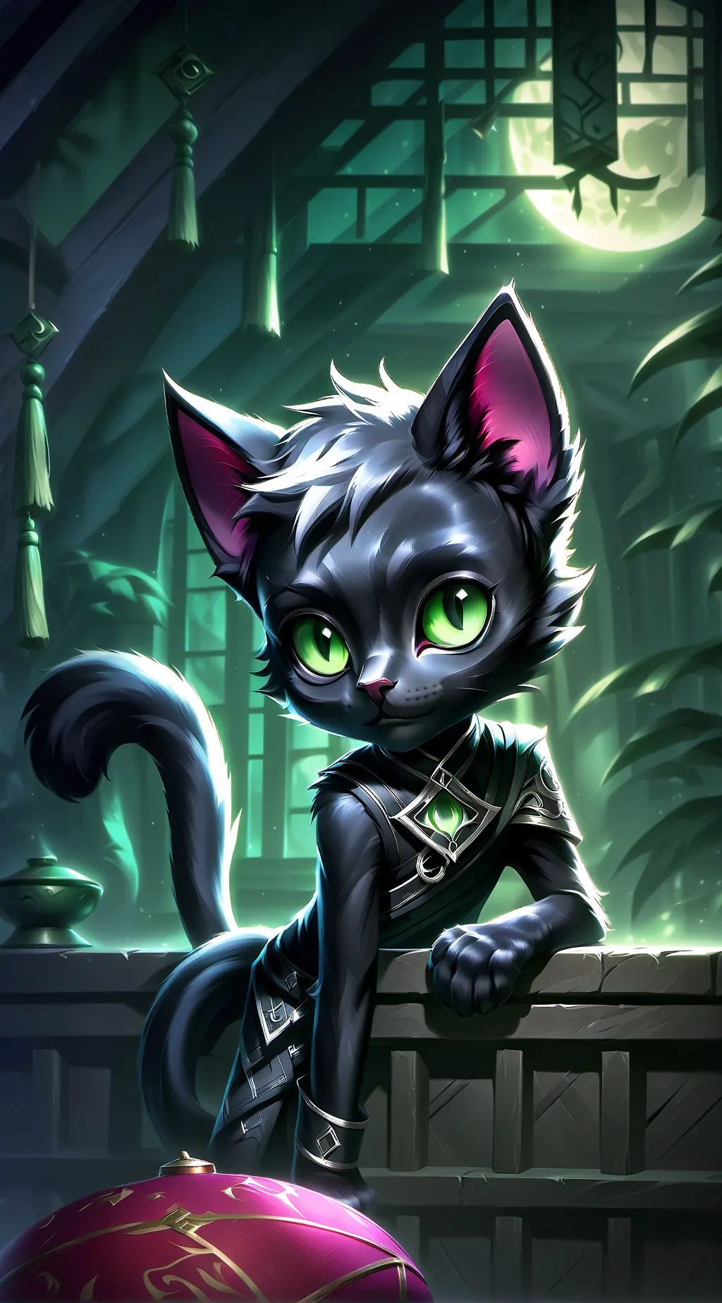 ai character: Shadow Paws background
