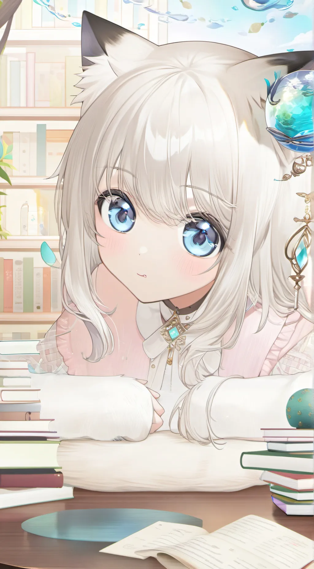 ai character: Silver Whiskers background