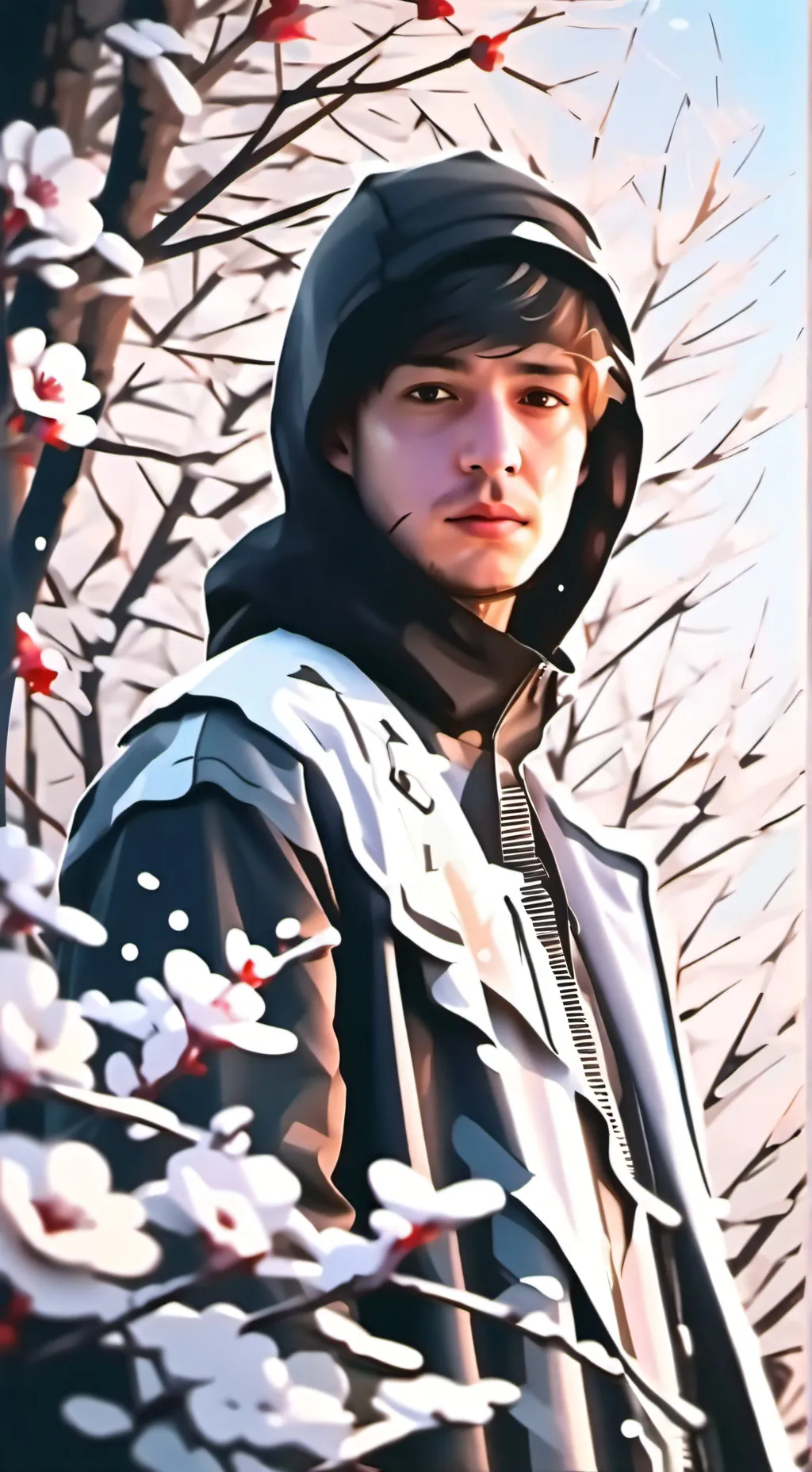 ai character: Adam  background