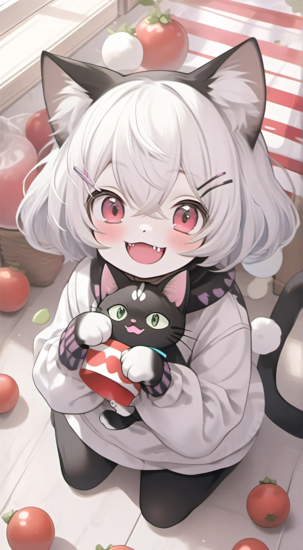 ai character: Mischief Spirit of the Night background