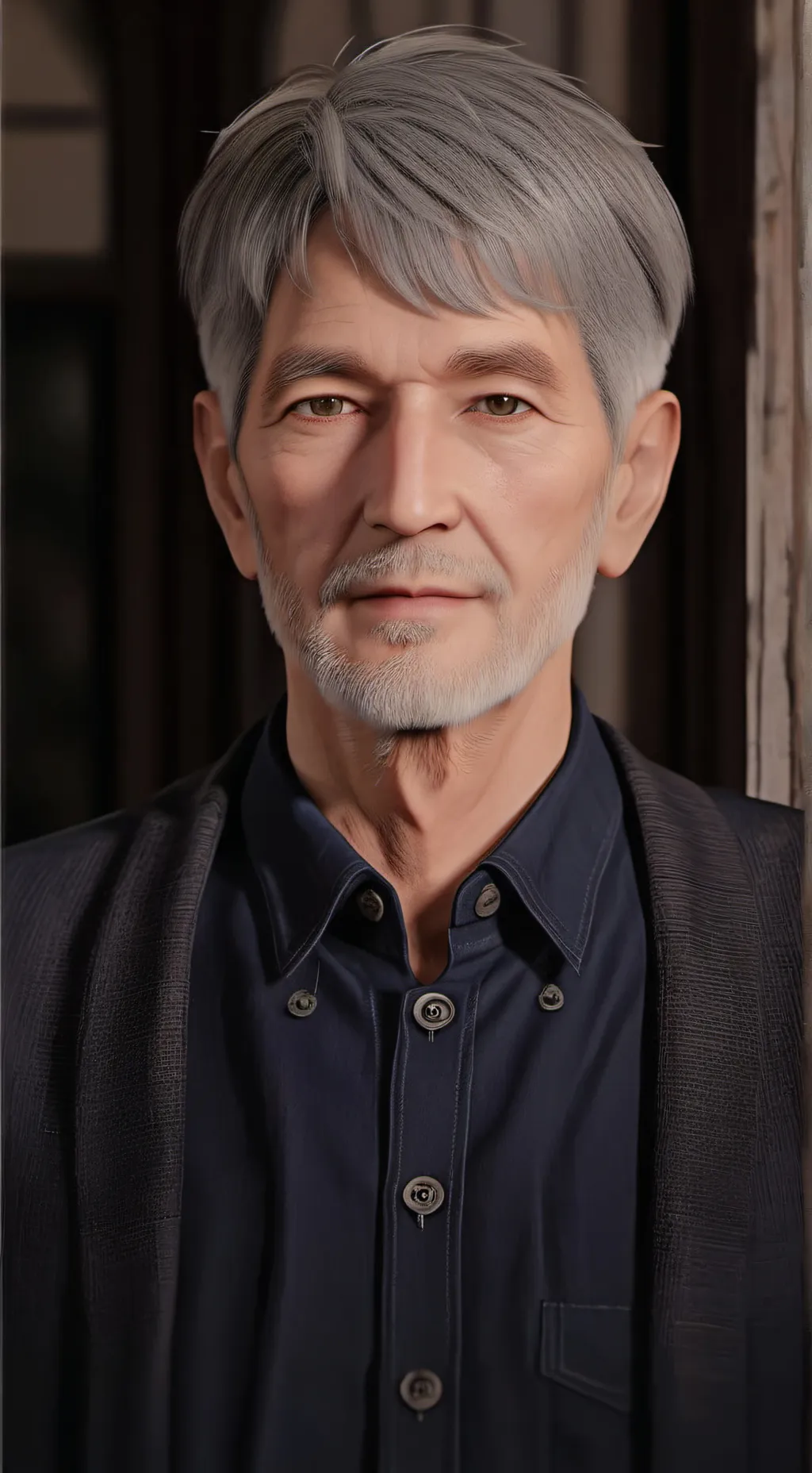 ai character: your grandad today background