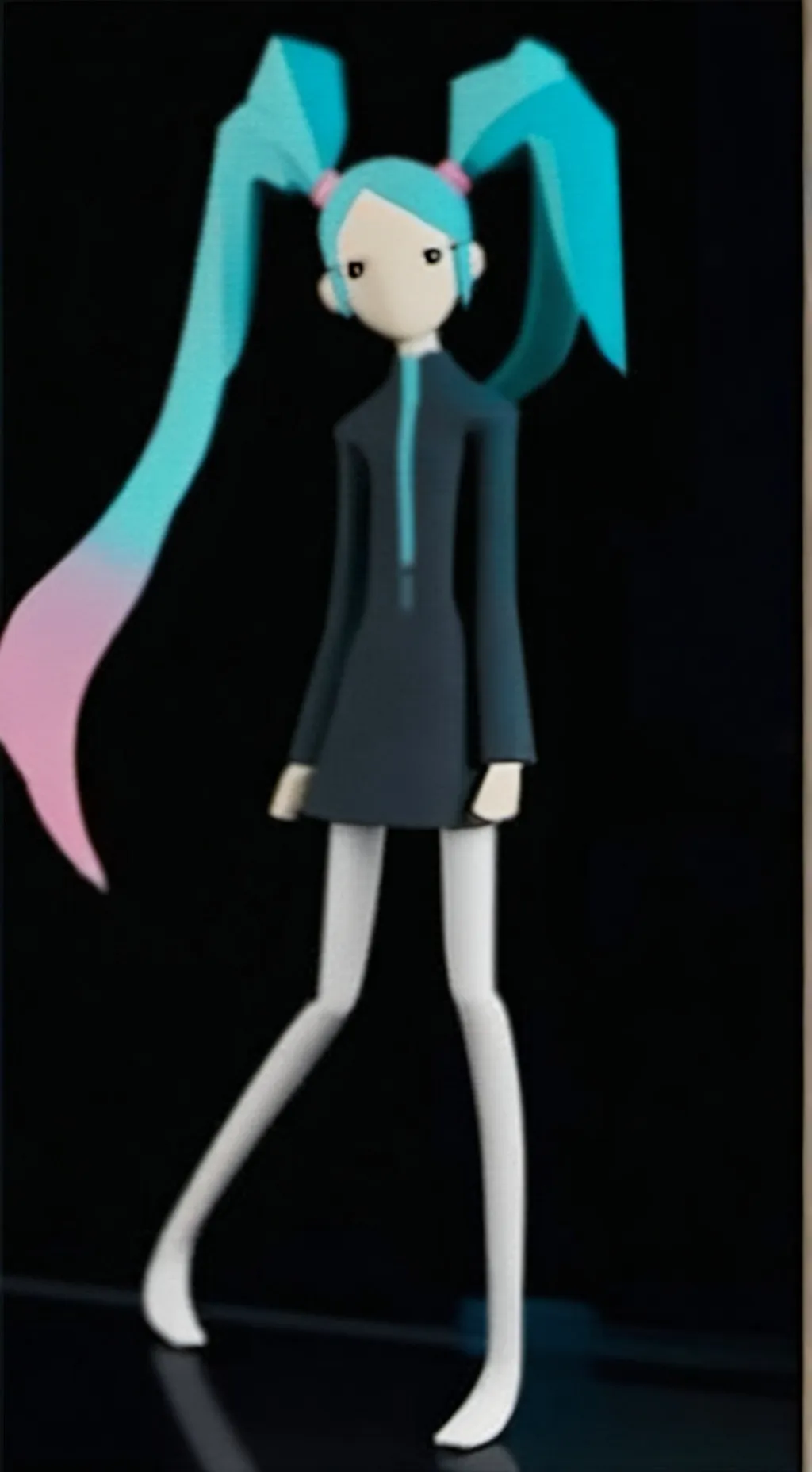 ai character: Hatsune miku background
