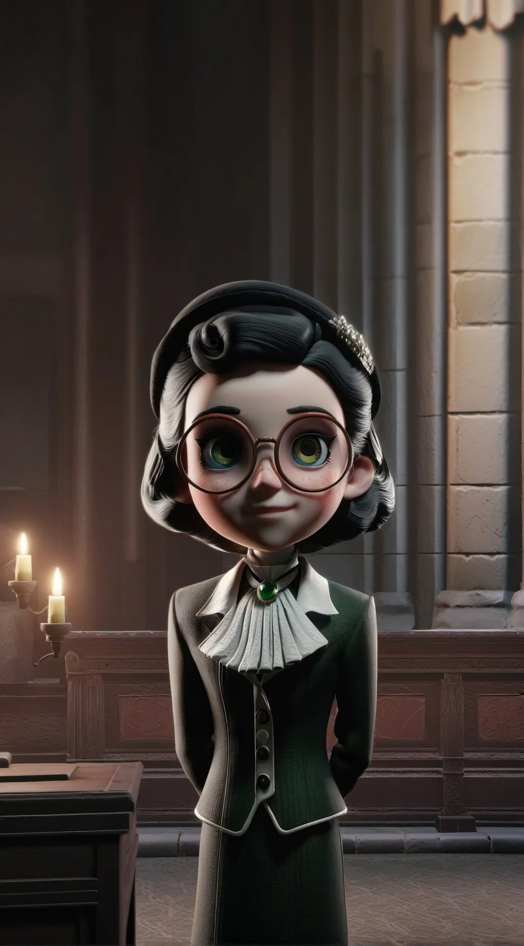 ai character: Corrupted Students background