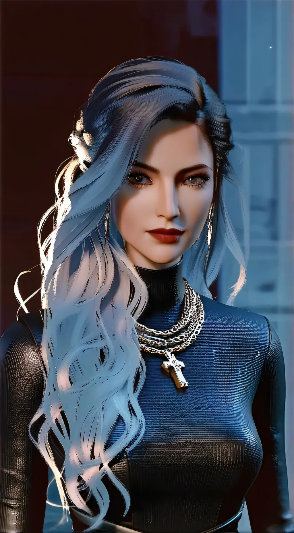 ai character: Selena Voss background