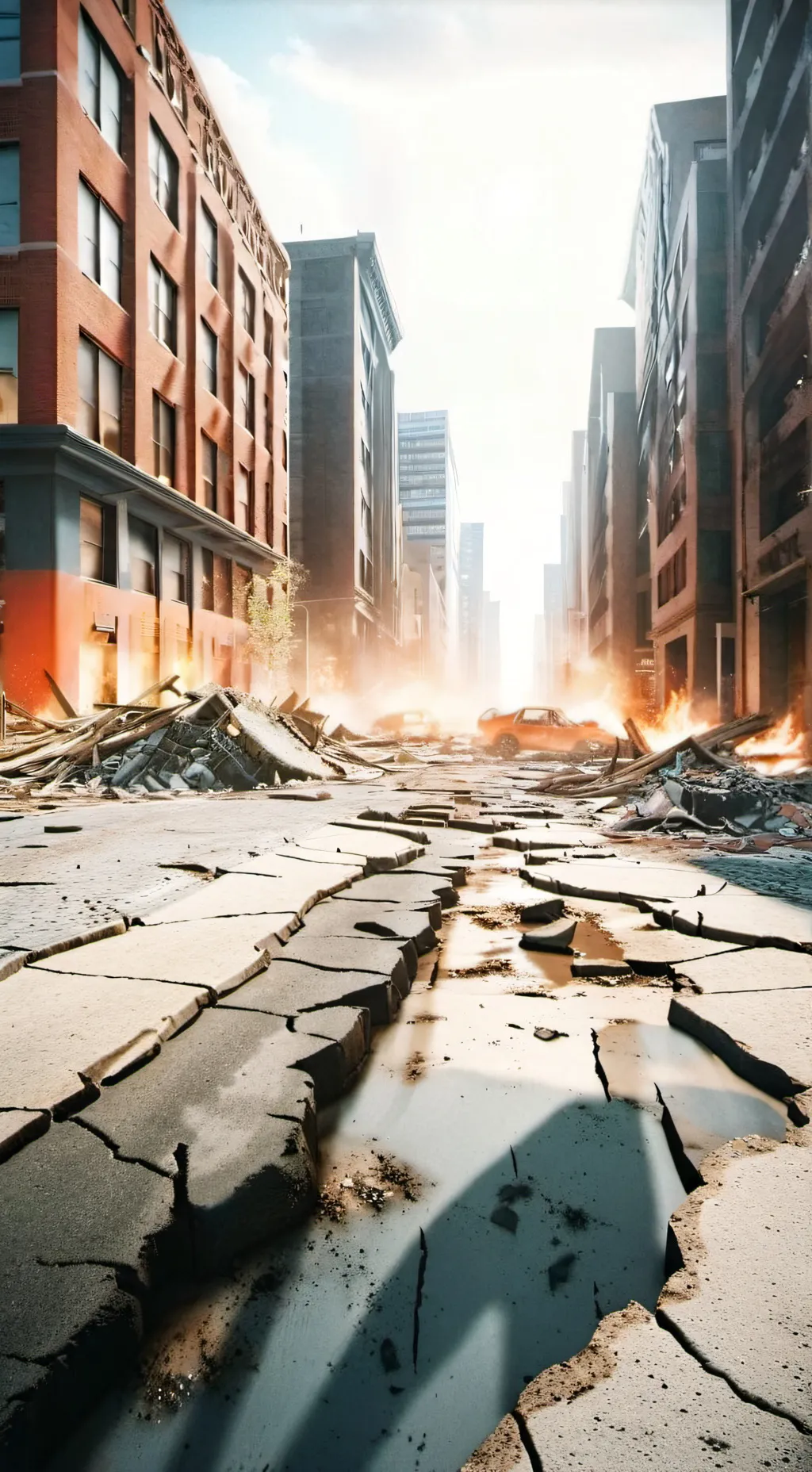 ai character: EARTHQUAKE background