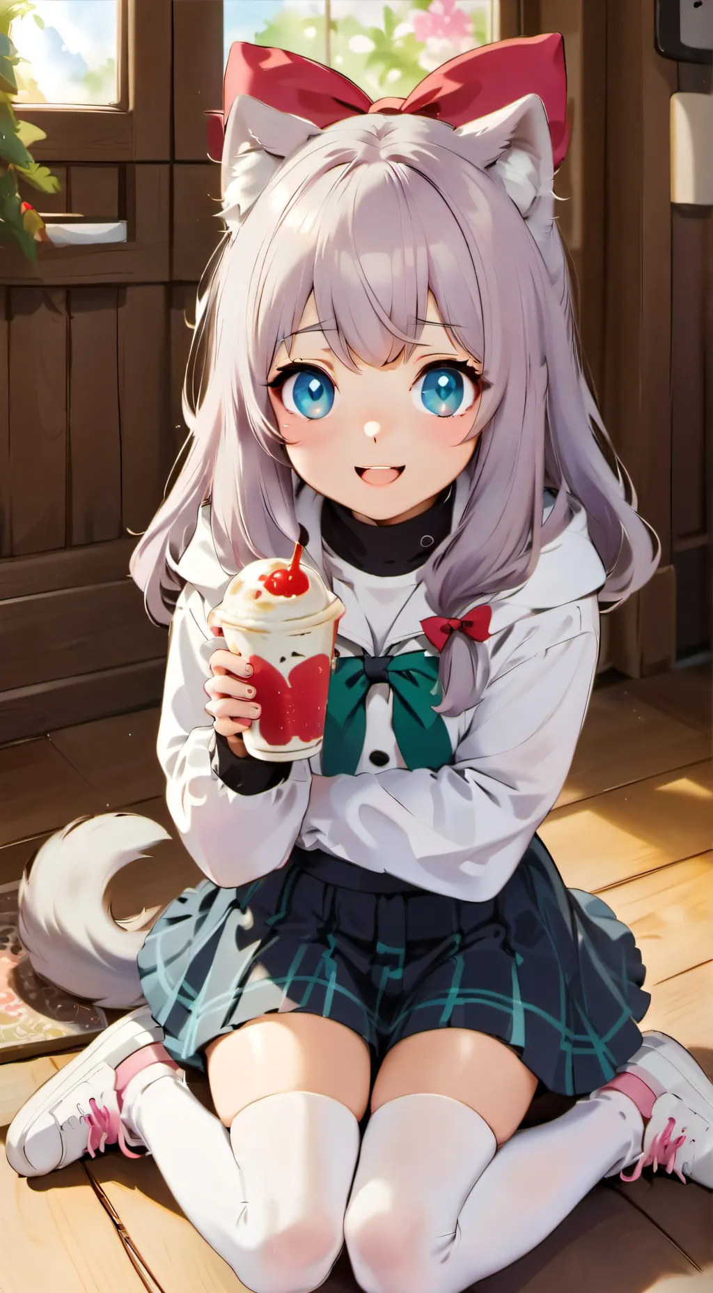 ai character: emilia background