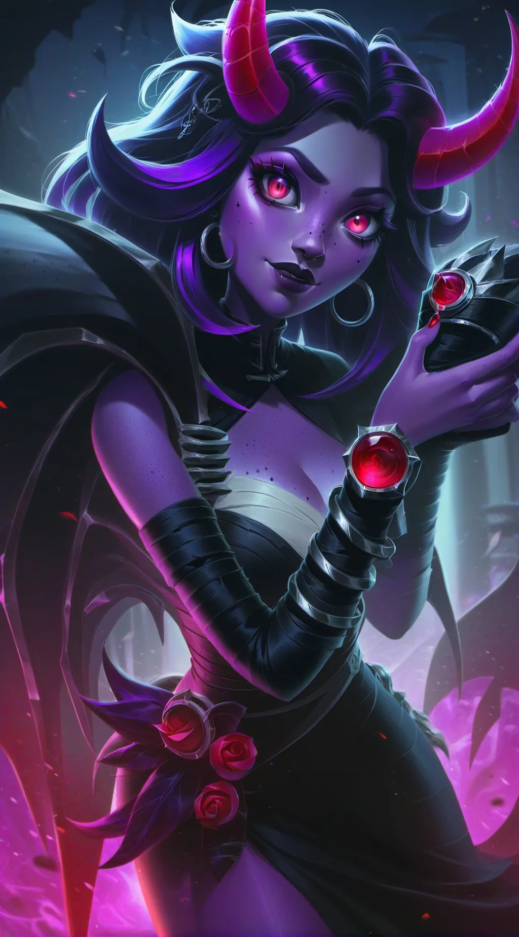 ai character: selena background