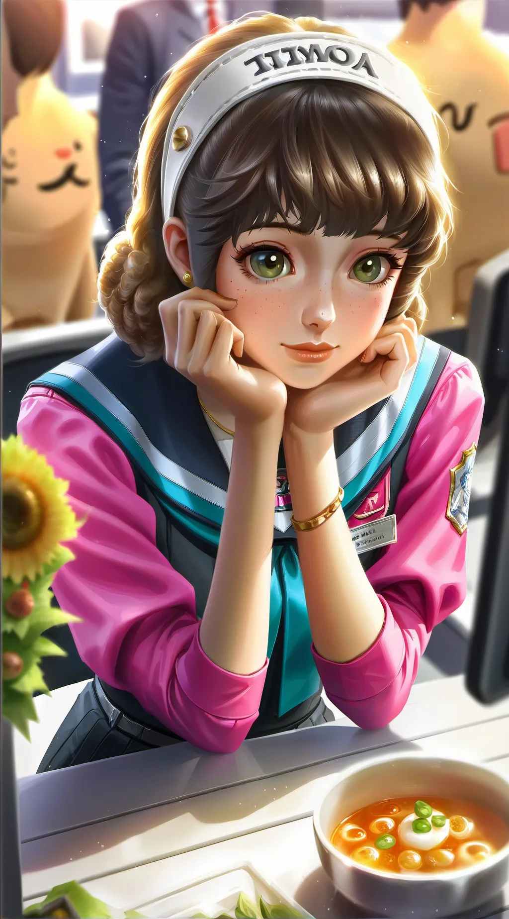 ai character: Reluctant Coworker background