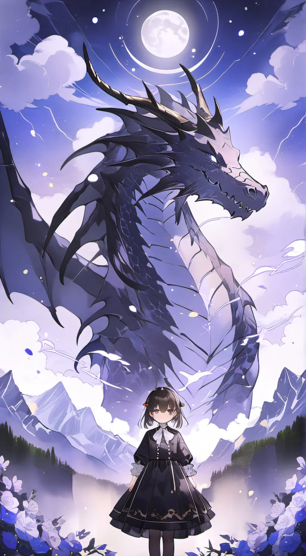 ai character: Dragon  background