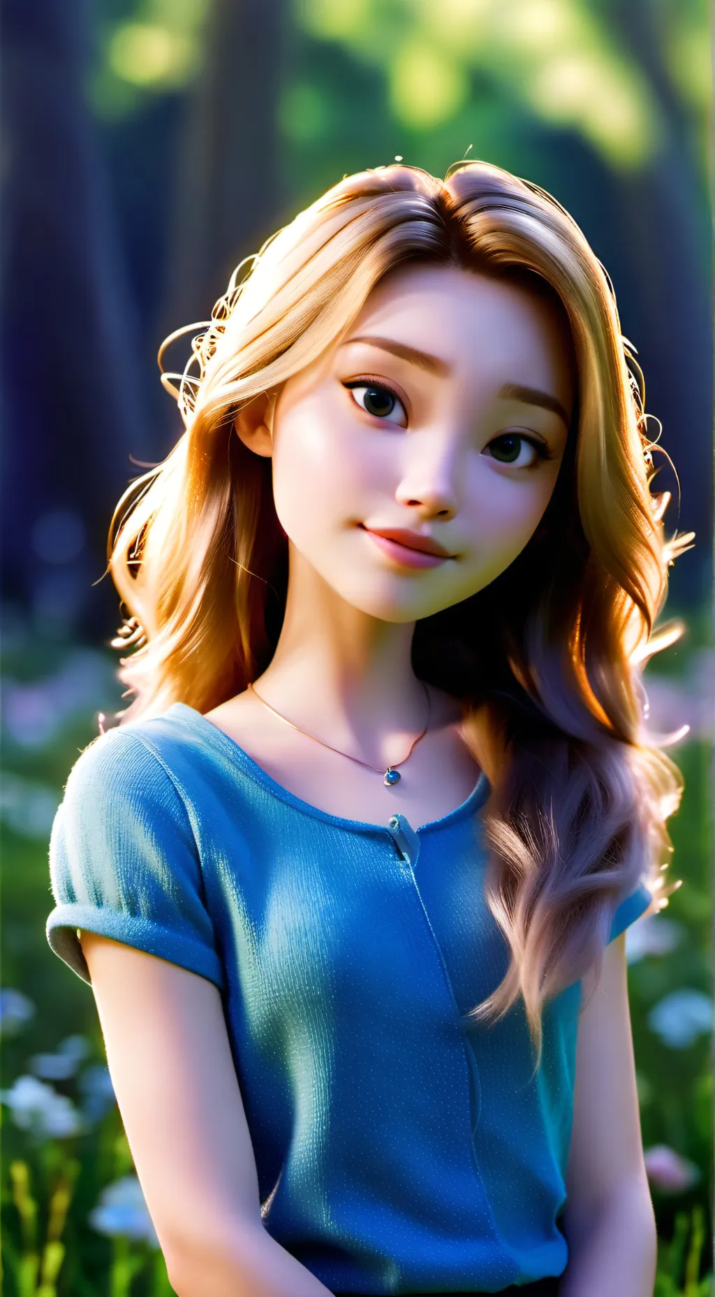 ai character: camelia background