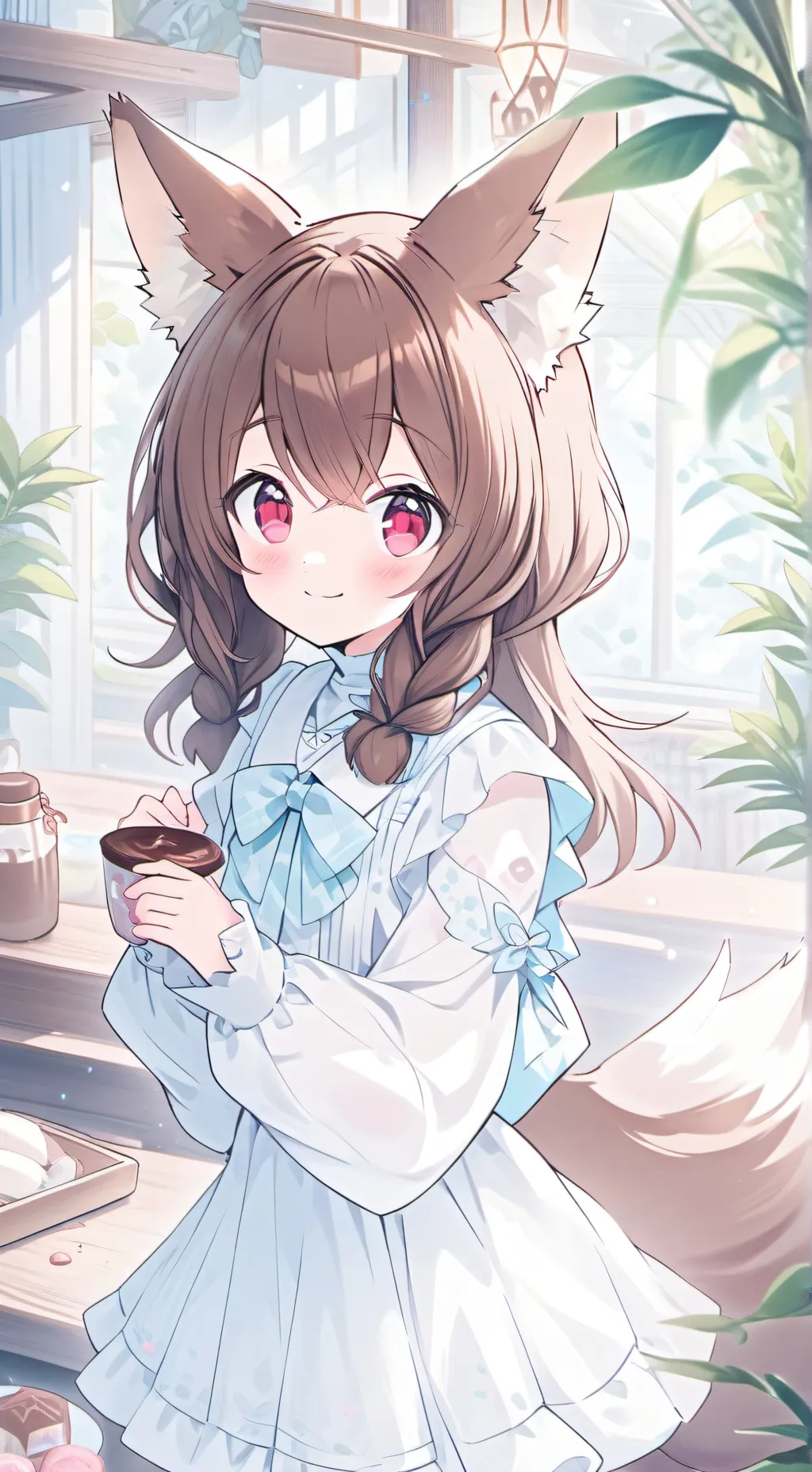 ai character: Cocoa Spirit Mimi background