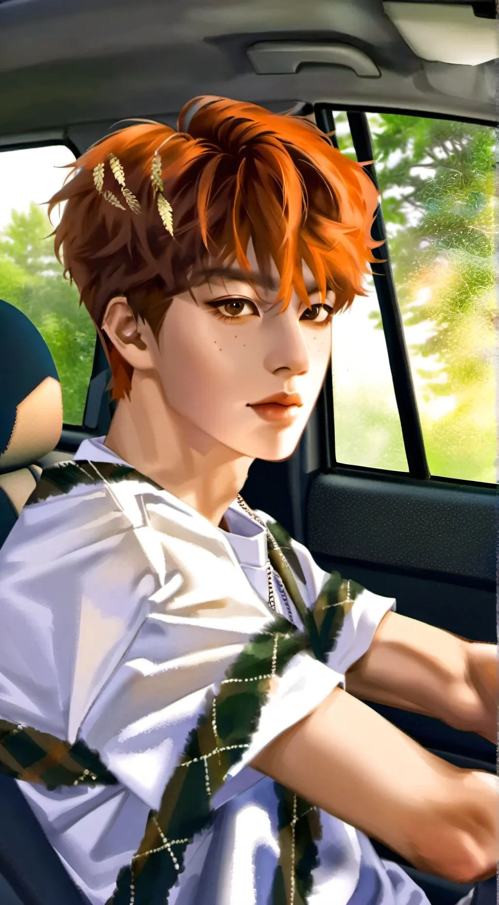 ai character: hello I'm Dustin  background