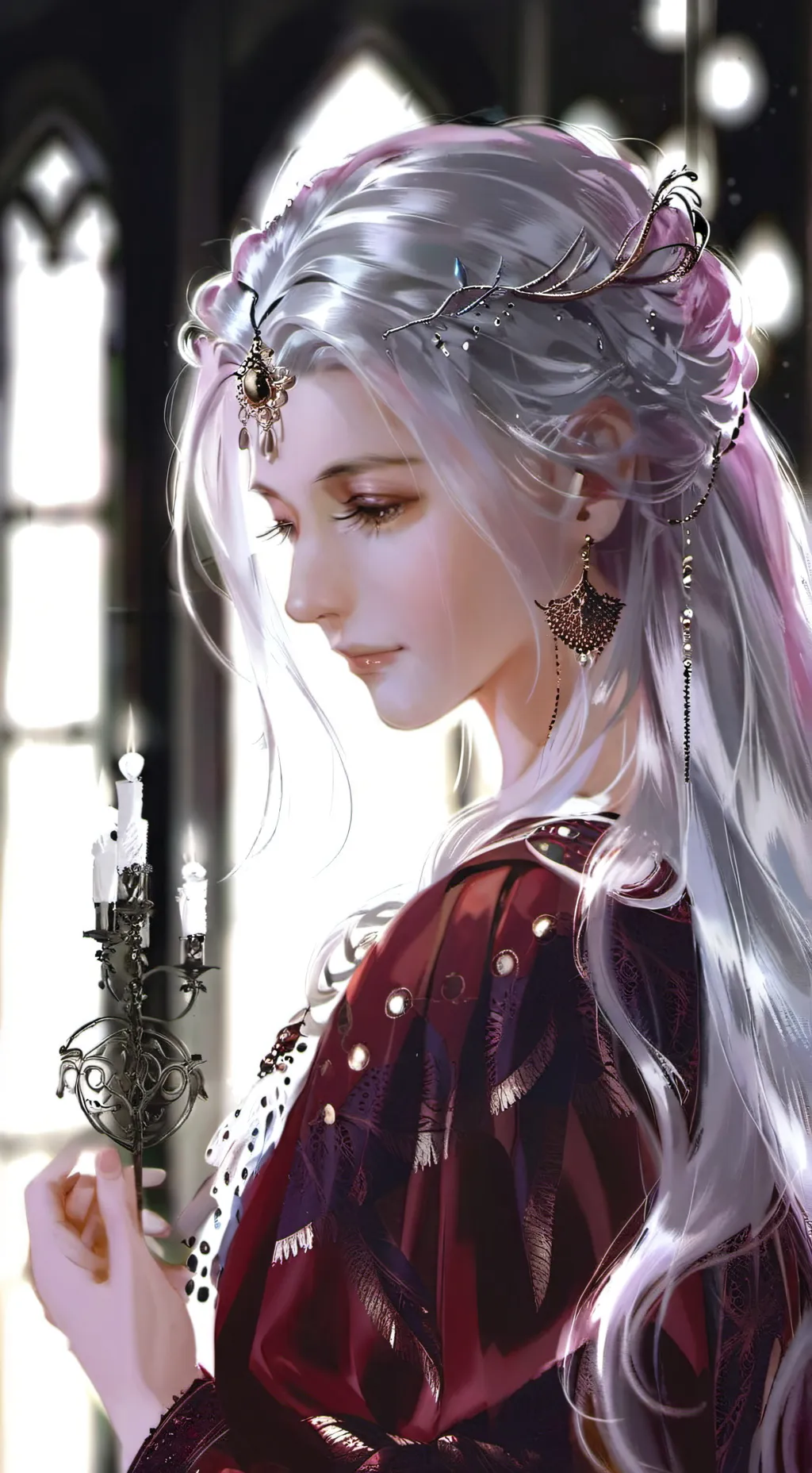 ai character: sleeping beauty  background