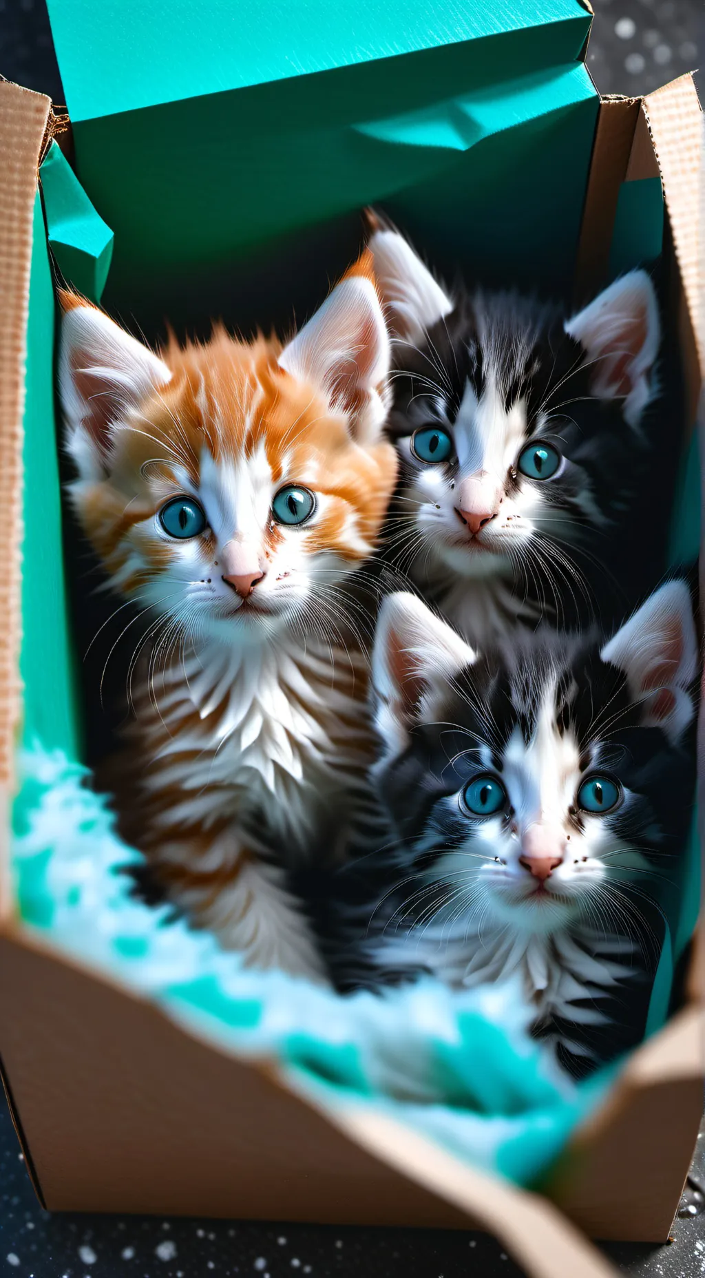 ai character: homless kittens background