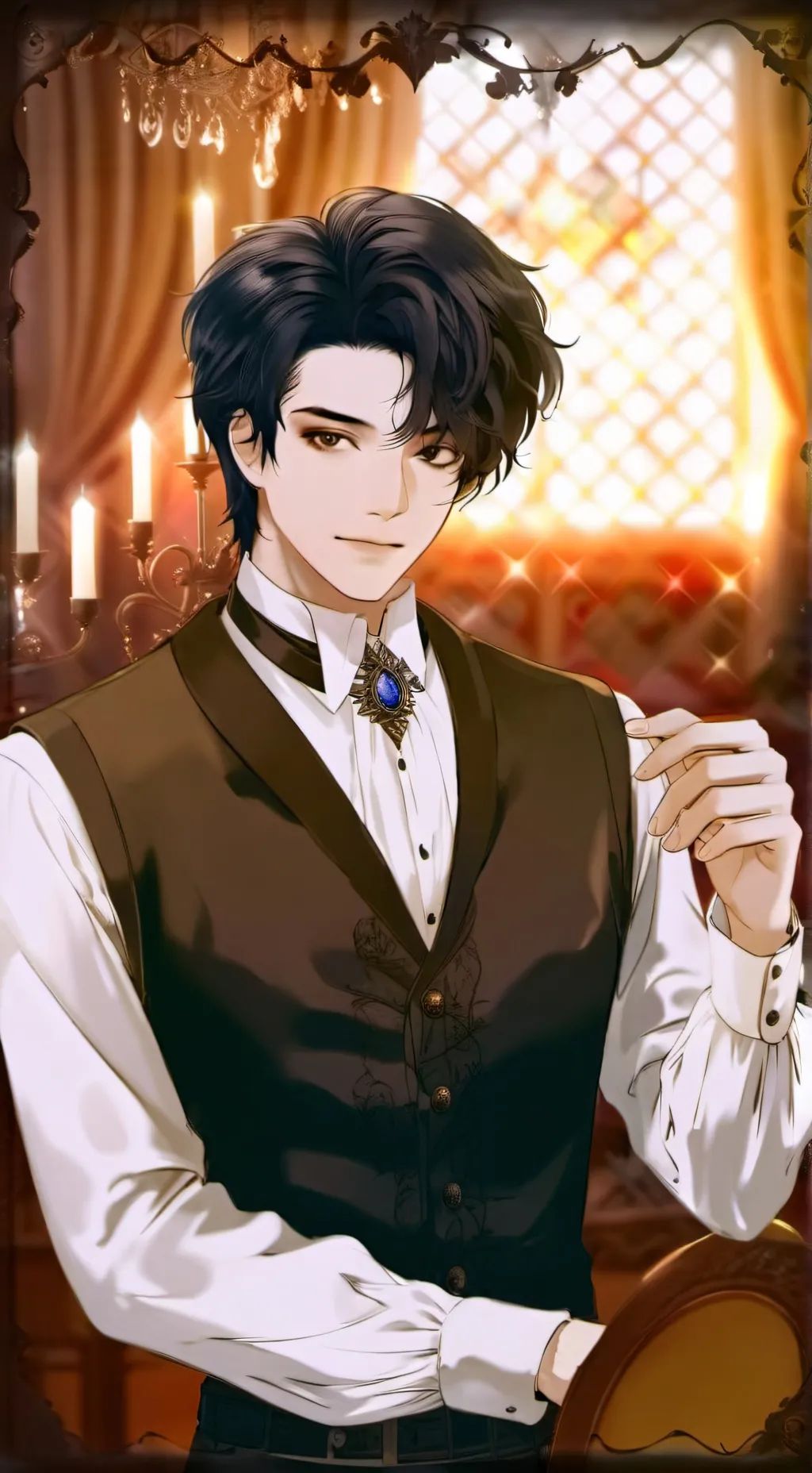 ai character: Elderto Omarno  ? background