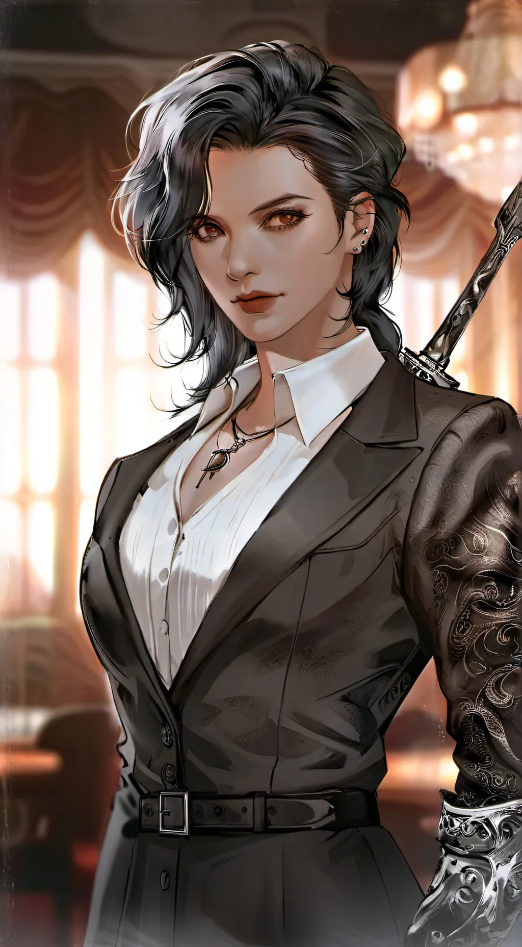 ai character: Mariah  background