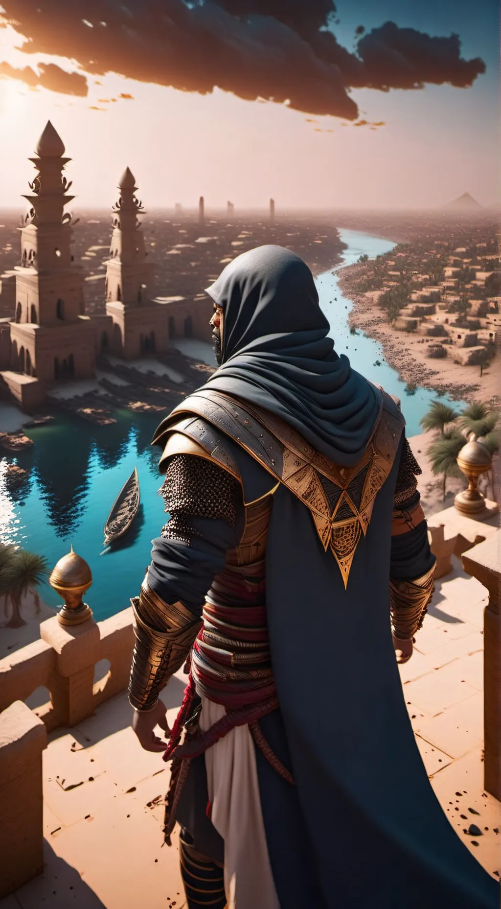 ai character: Egipt 48 B.C background