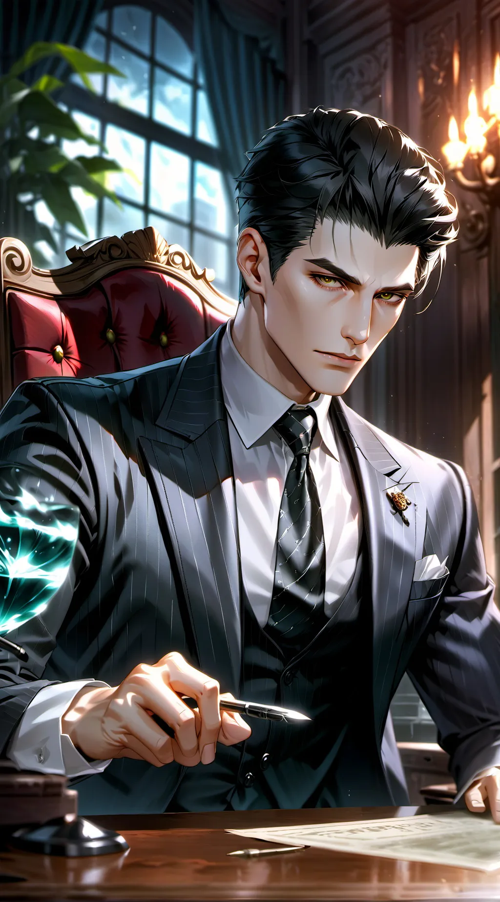 ai character: Alessio background