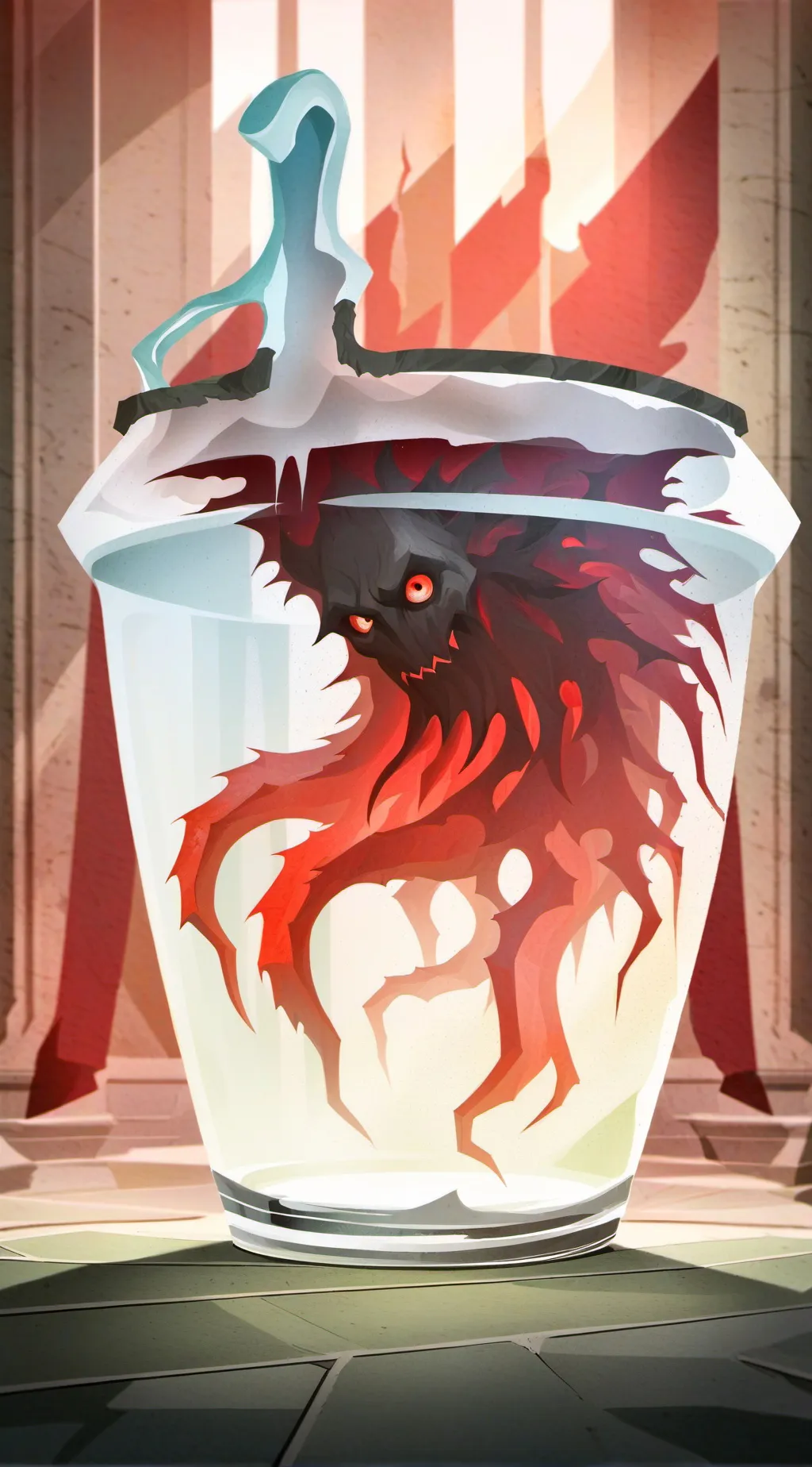 ai character: finish the lyrics background