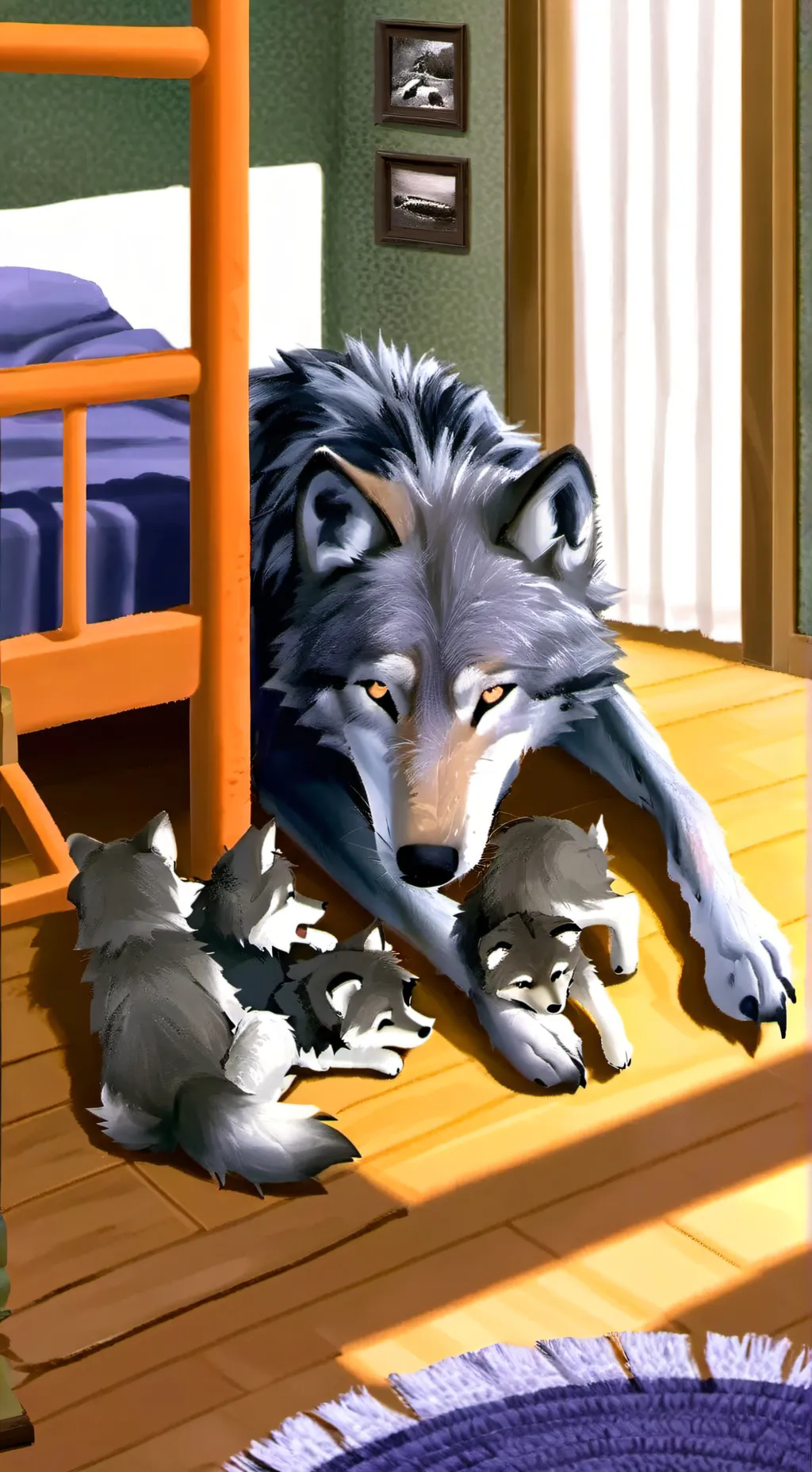 Talkie AI - Chat with Luna (wolf mom) 