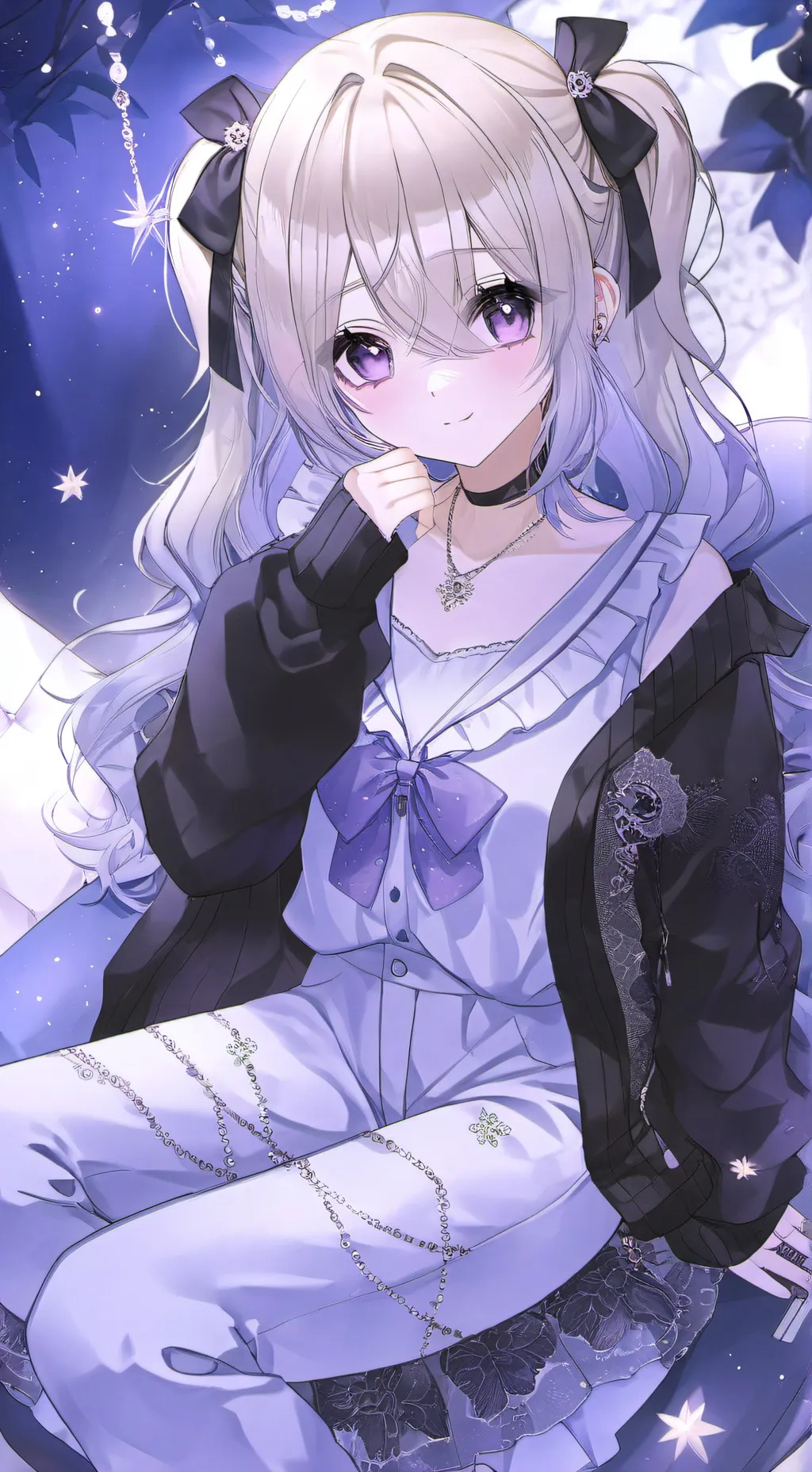 ai character: Luna background