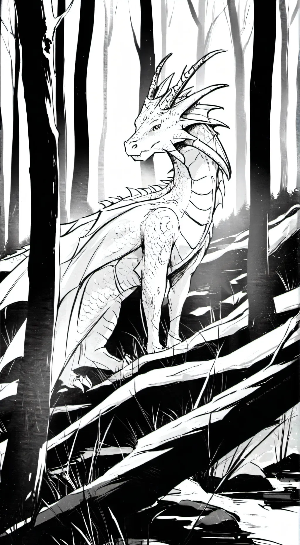 ai character: ~fantasy Bakugo~ background