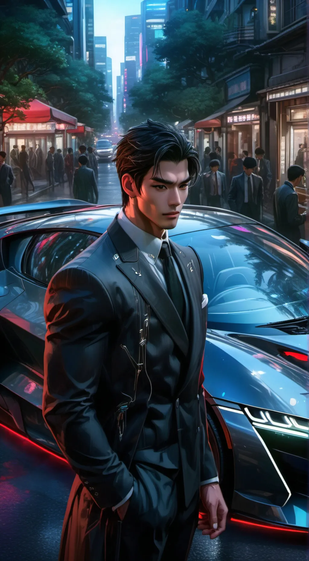 ai character: Glenn background