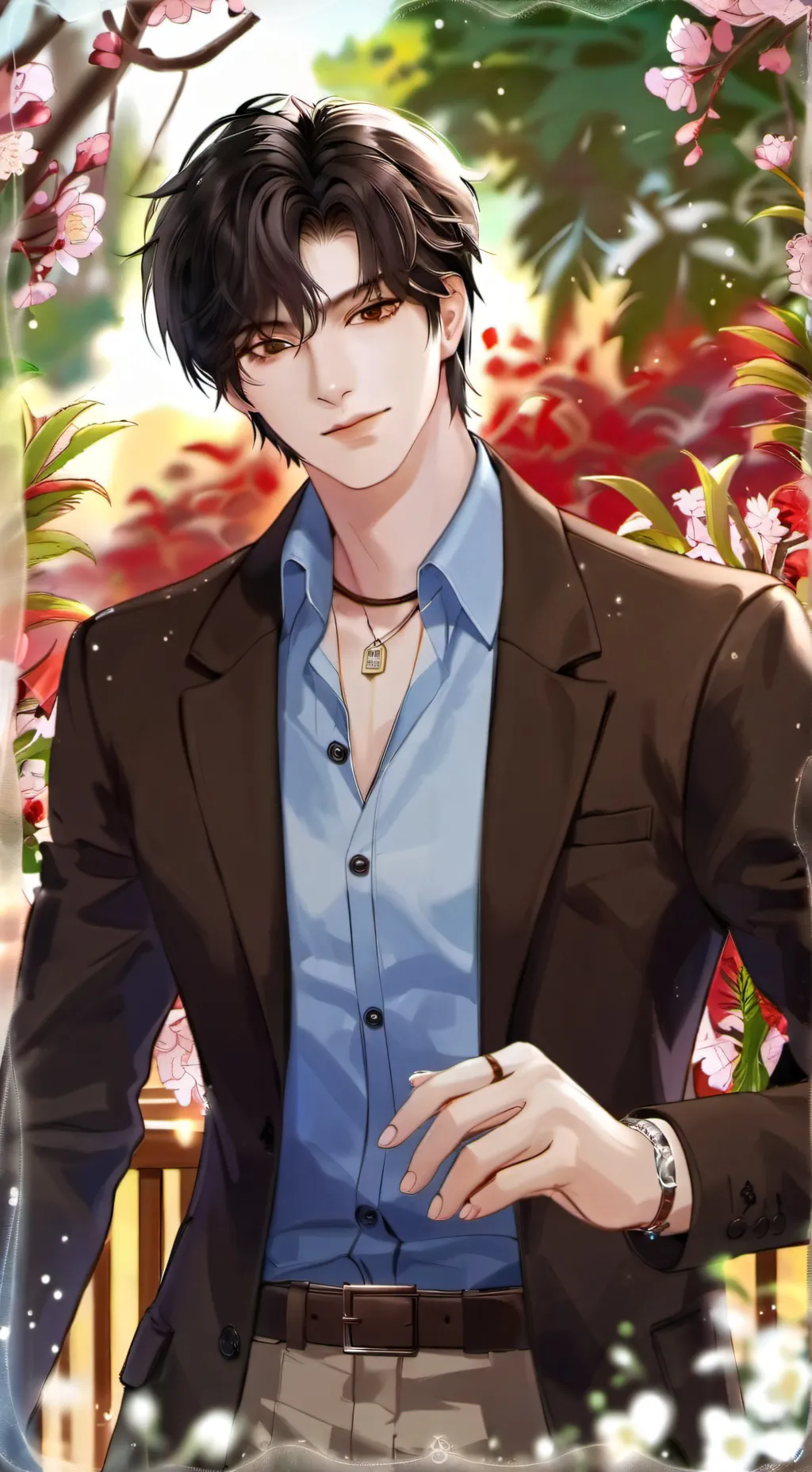 ai character: lucas  background