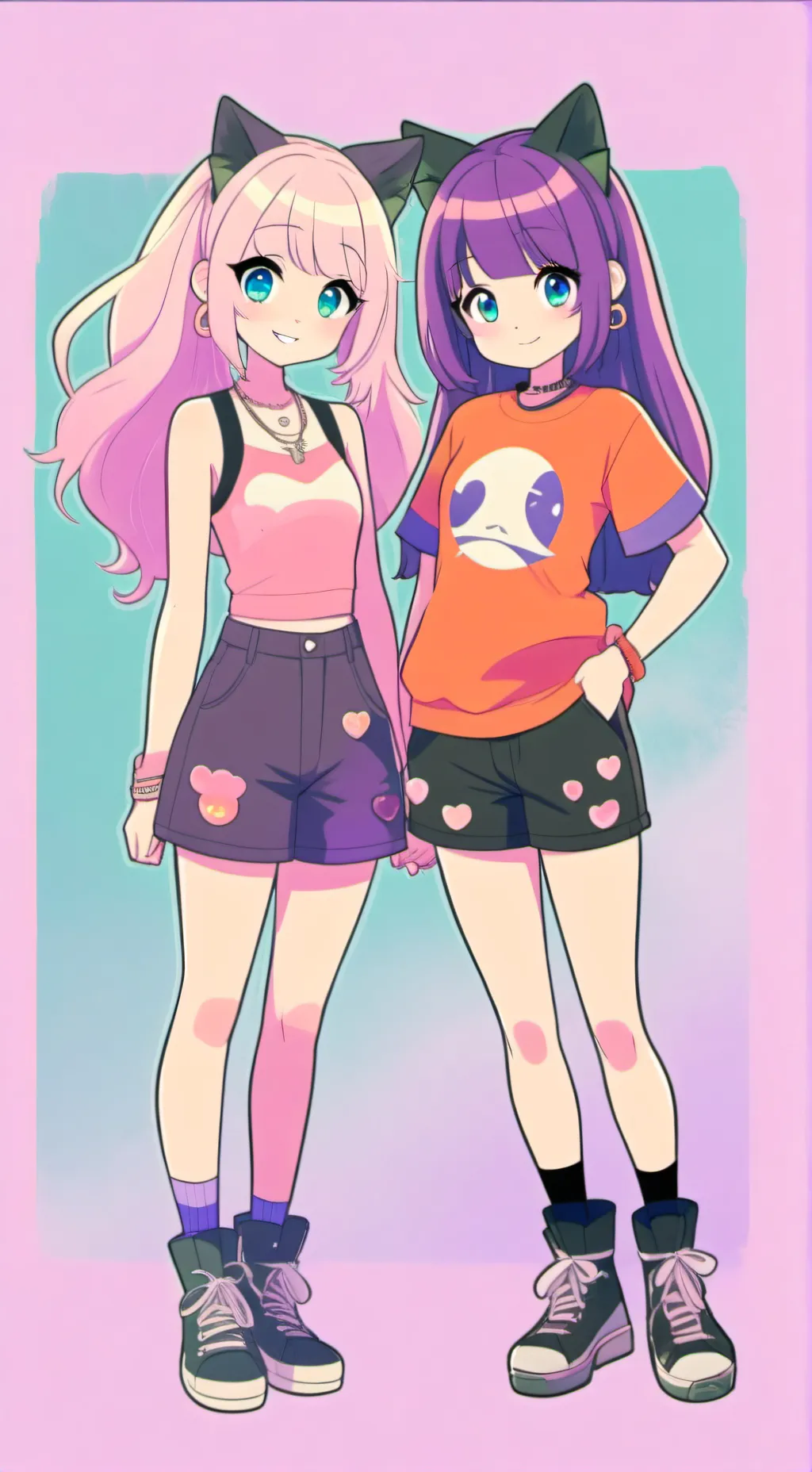 ai character: Ew twin pick me background