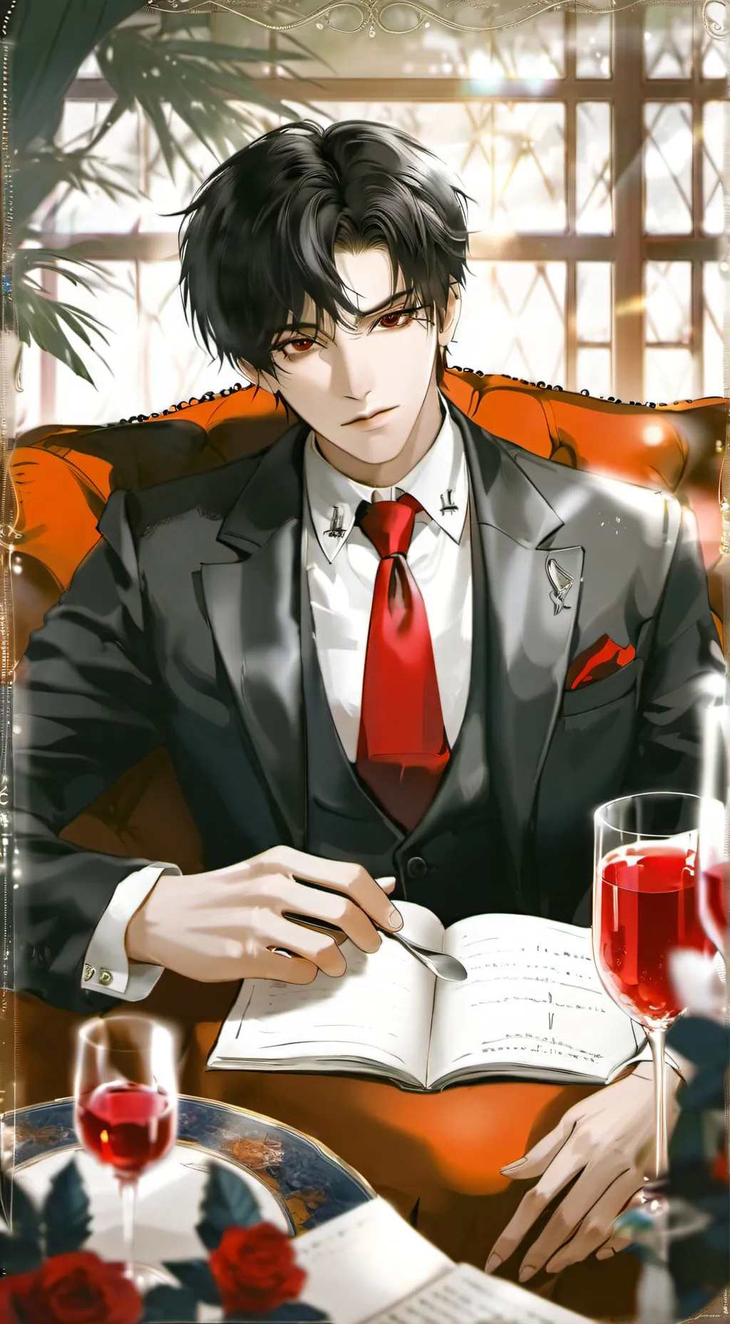 ai character: Kenji laeon background