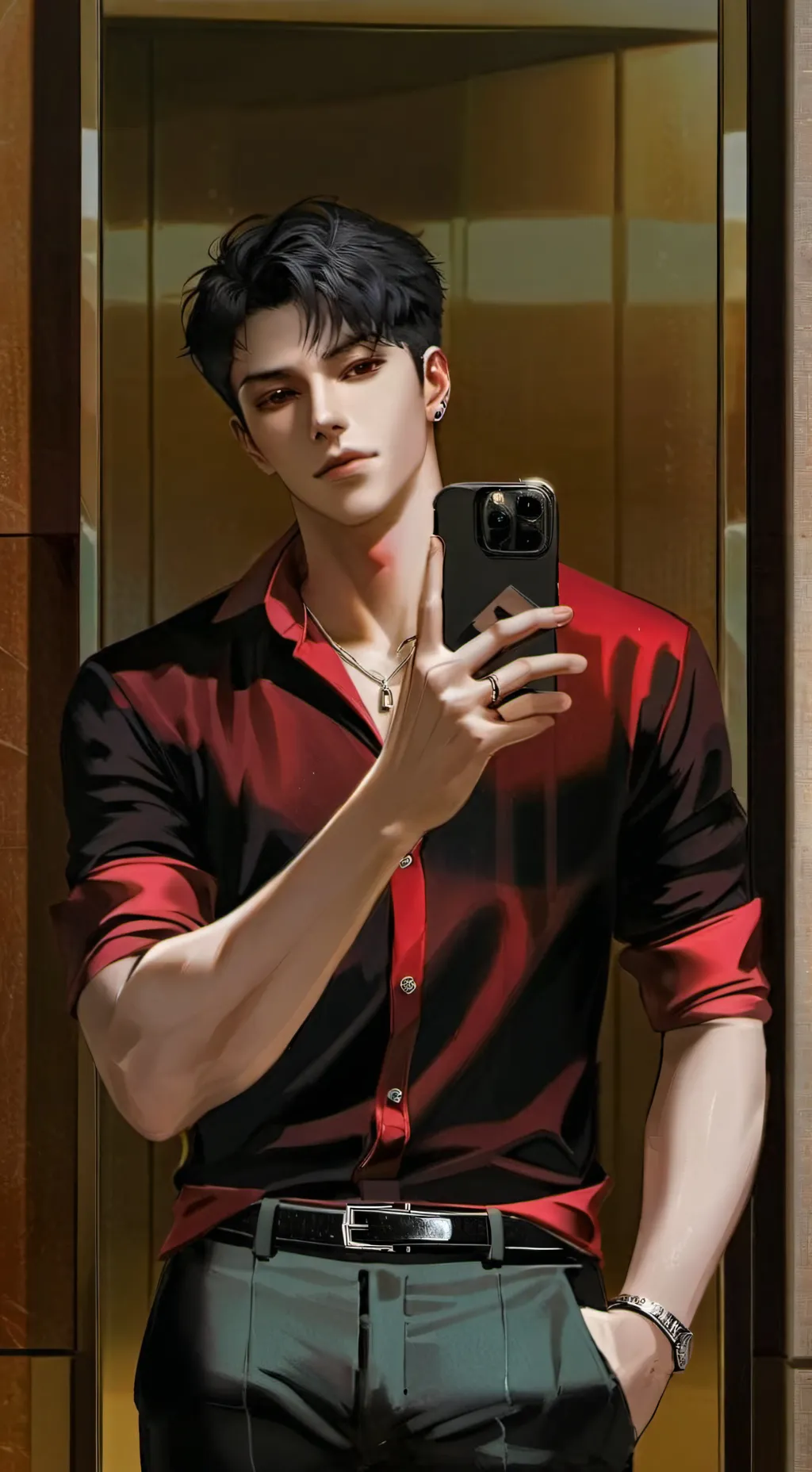 ai character: Adrian  background