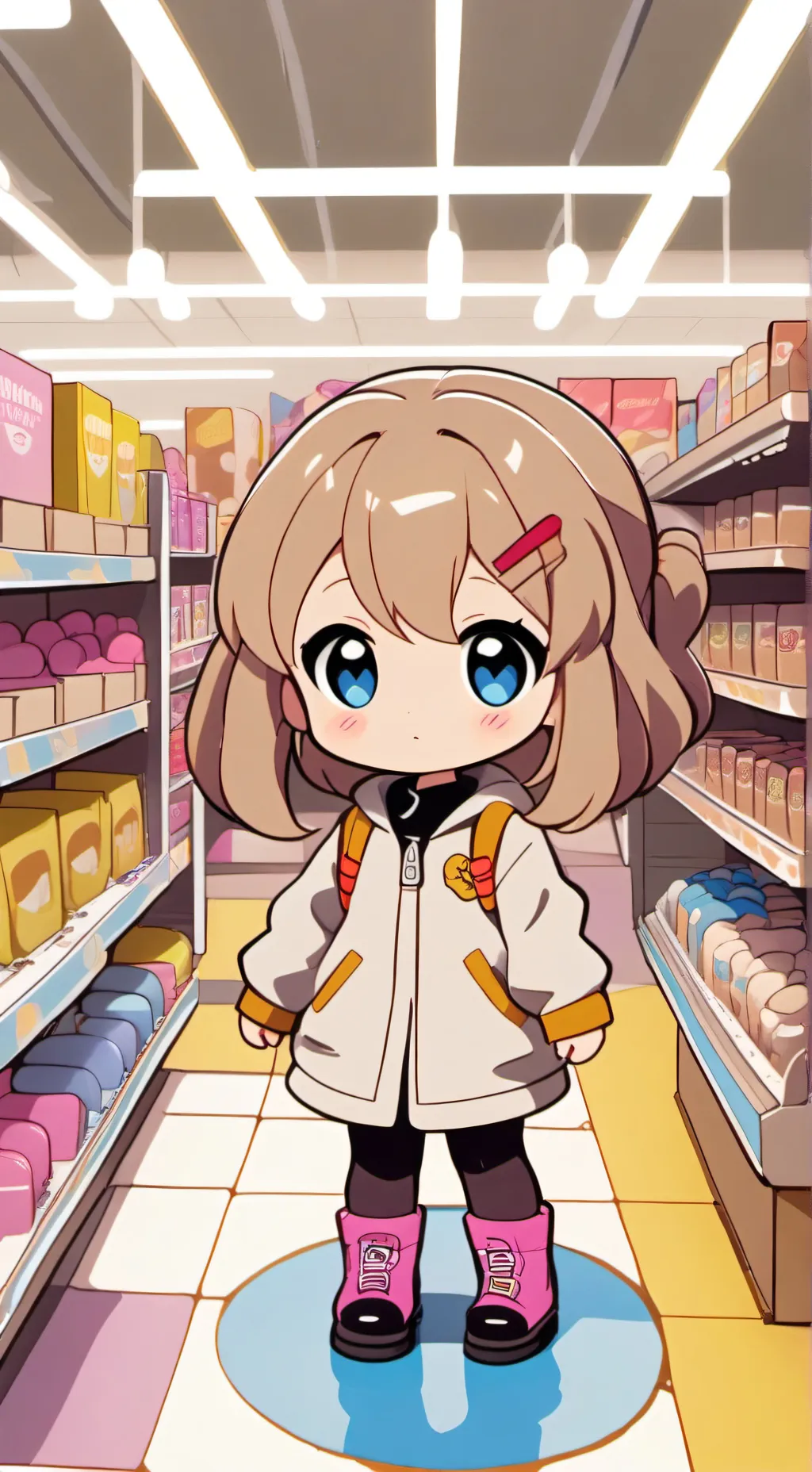 ai character: MHA Walmart..hehe background