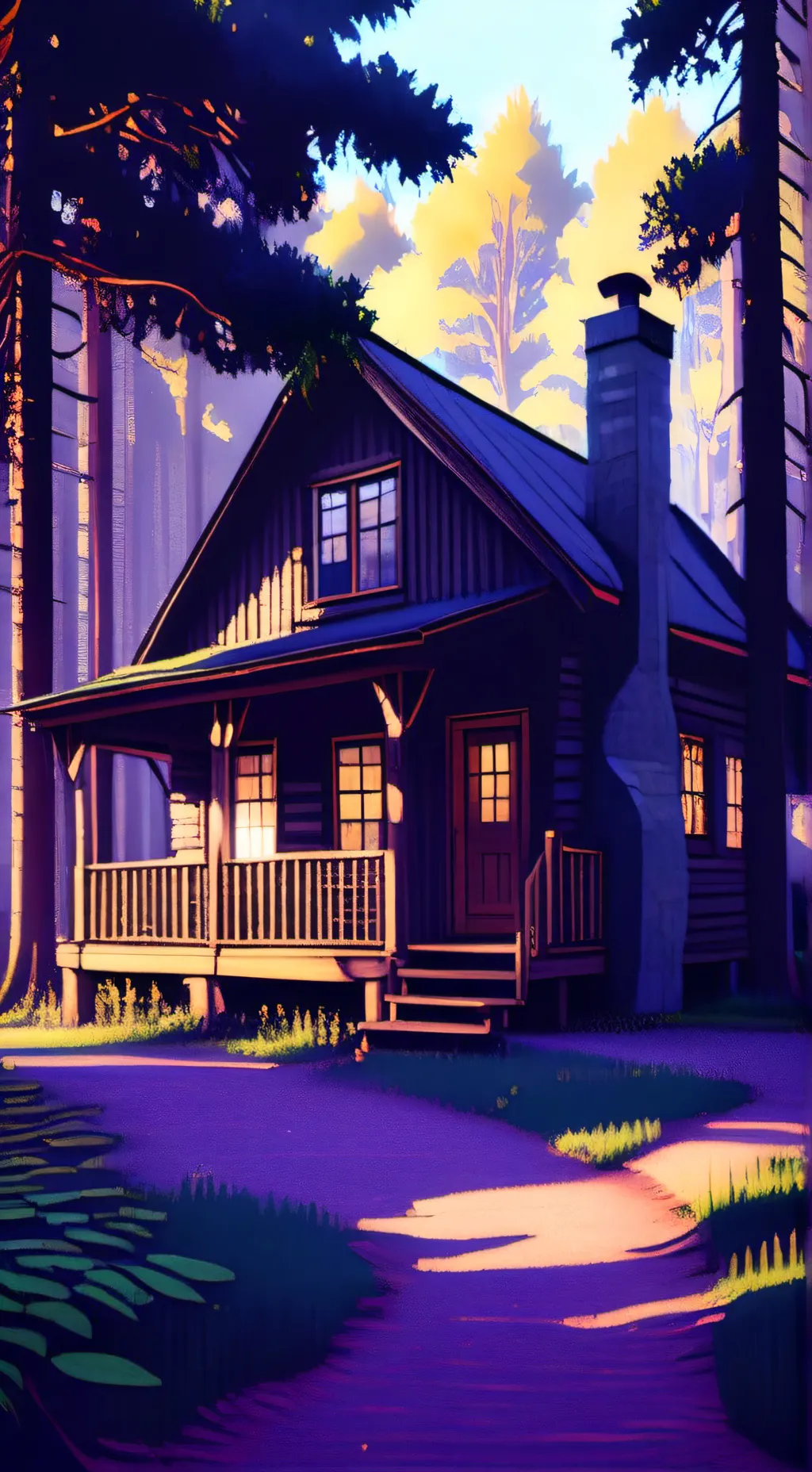 ai character: Pizzaburger 💔 background