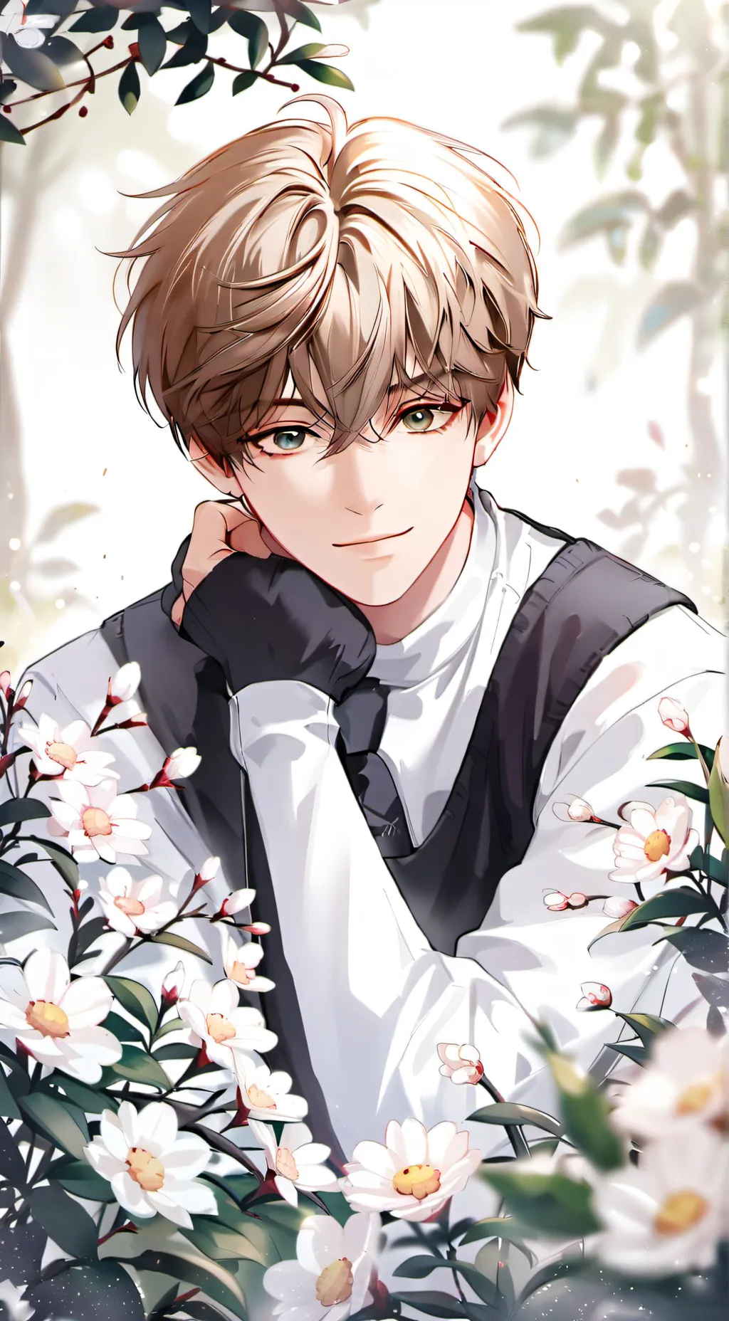 ai character: feeder boyfriend  background