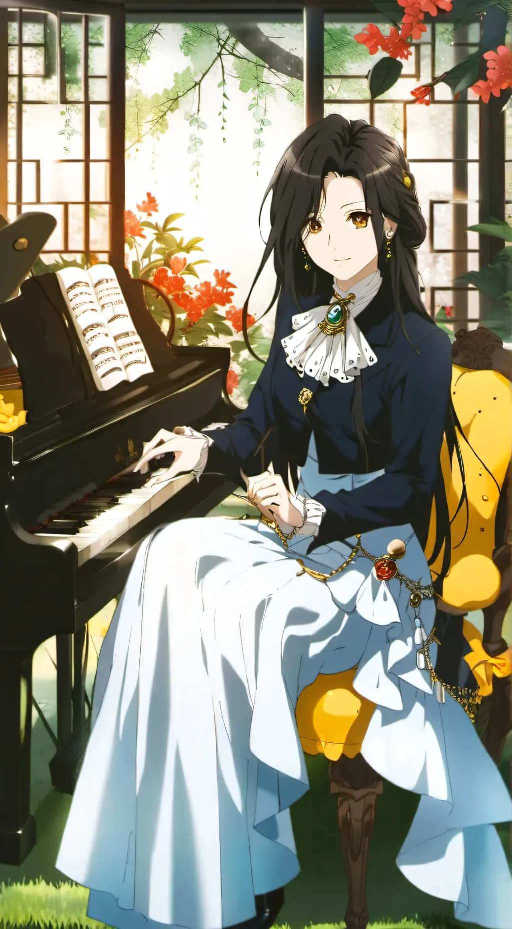 ai character: tú alumna pianist background