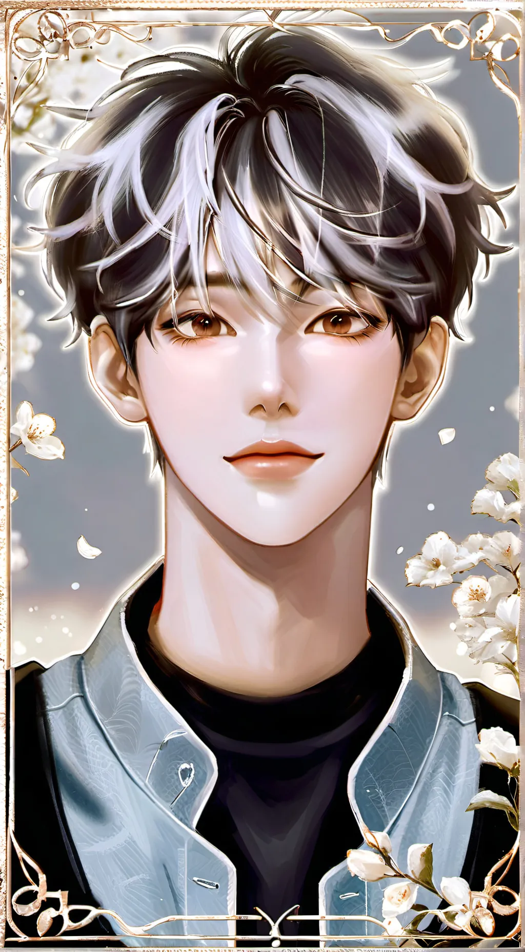 ai character: Kim Seungmin. background